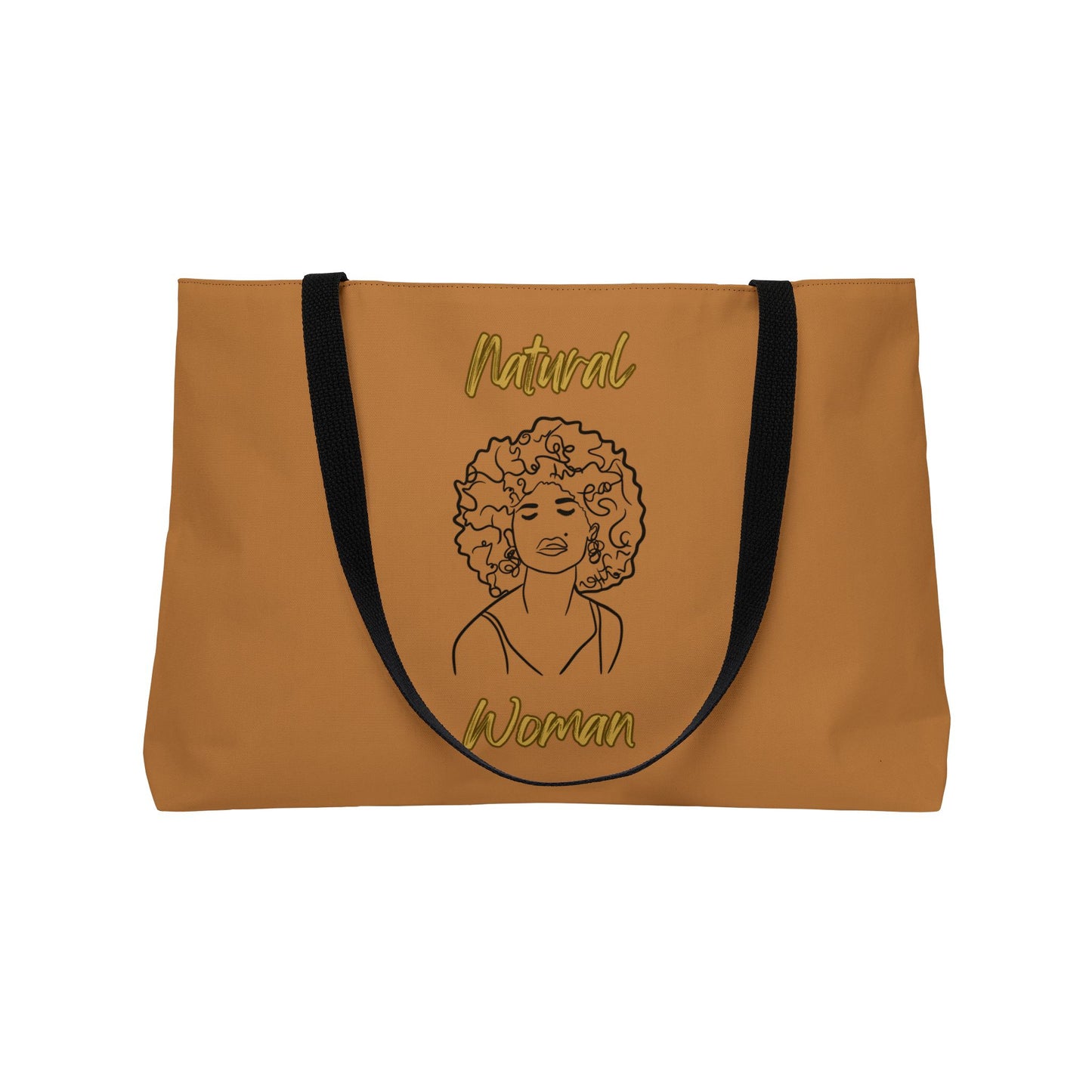 Natural Woman All About Me (BL) Weekender Tote Bag LIGHT BROWN