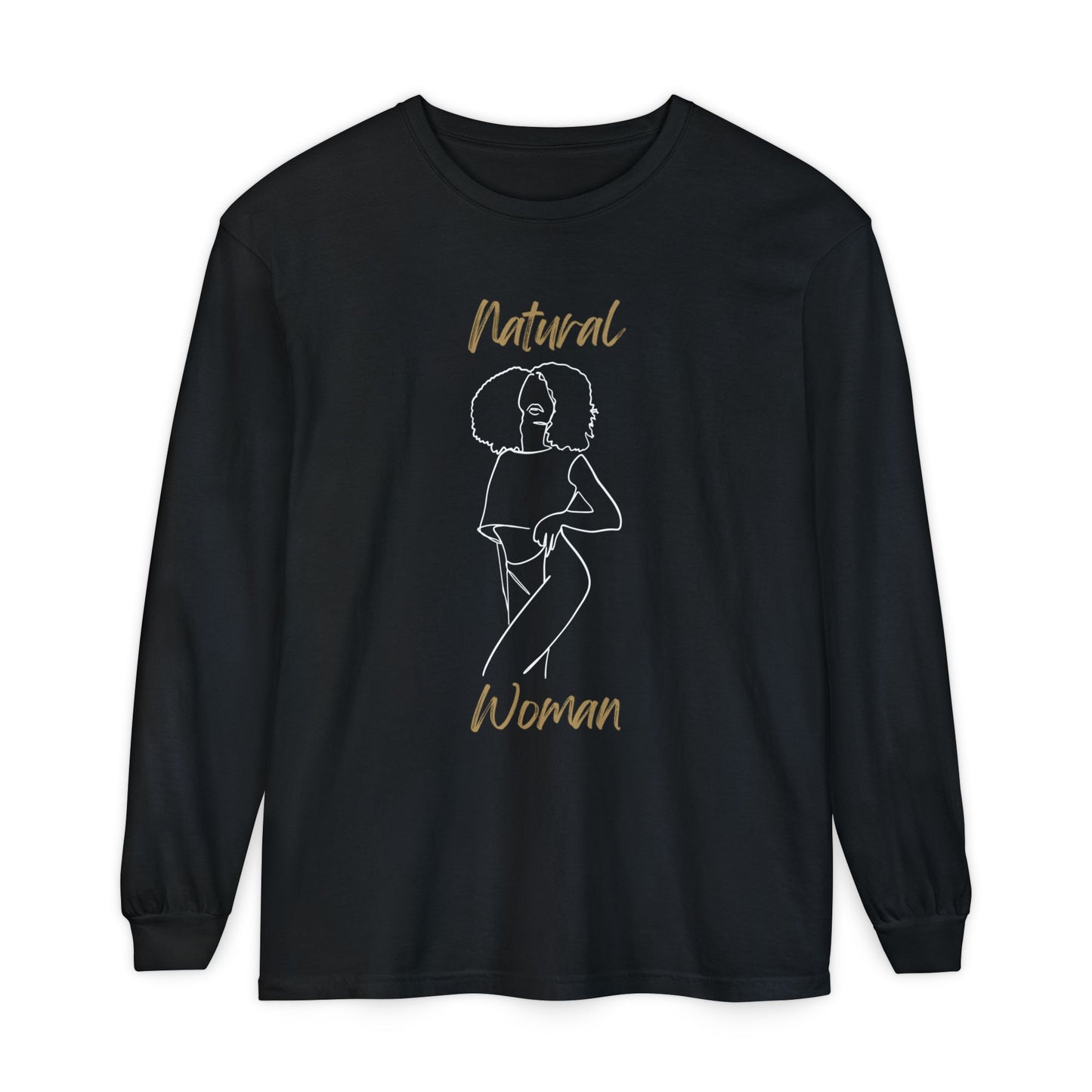 Natural Woman Pose (WL) Long Sleeve T-Shirt