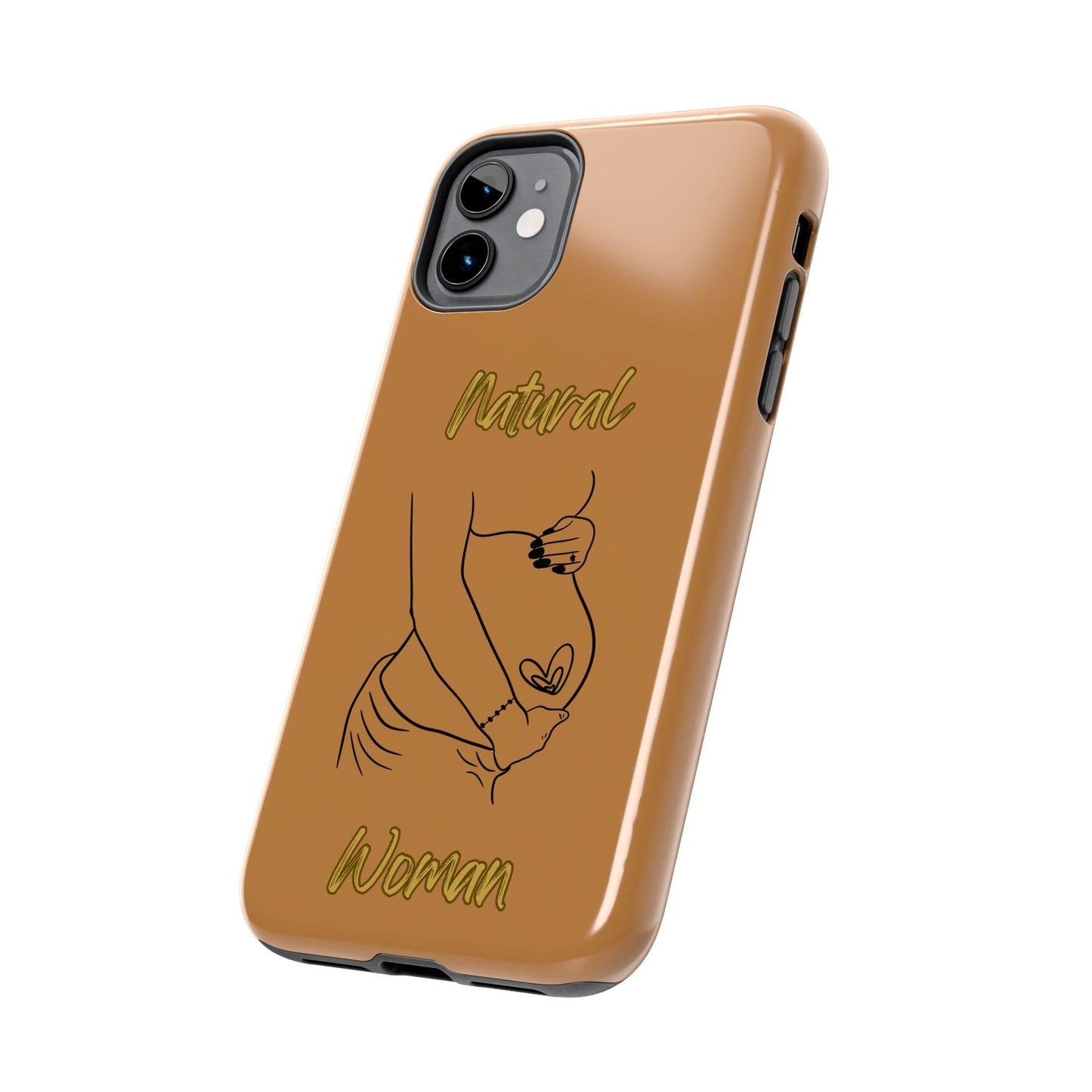 Natural Woman Loved In & Out (BL)Tough Phone Cases LIGHT BROWN