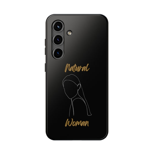 Natural Woman Tilted Look (WL) Tough Phone Cases BLACK