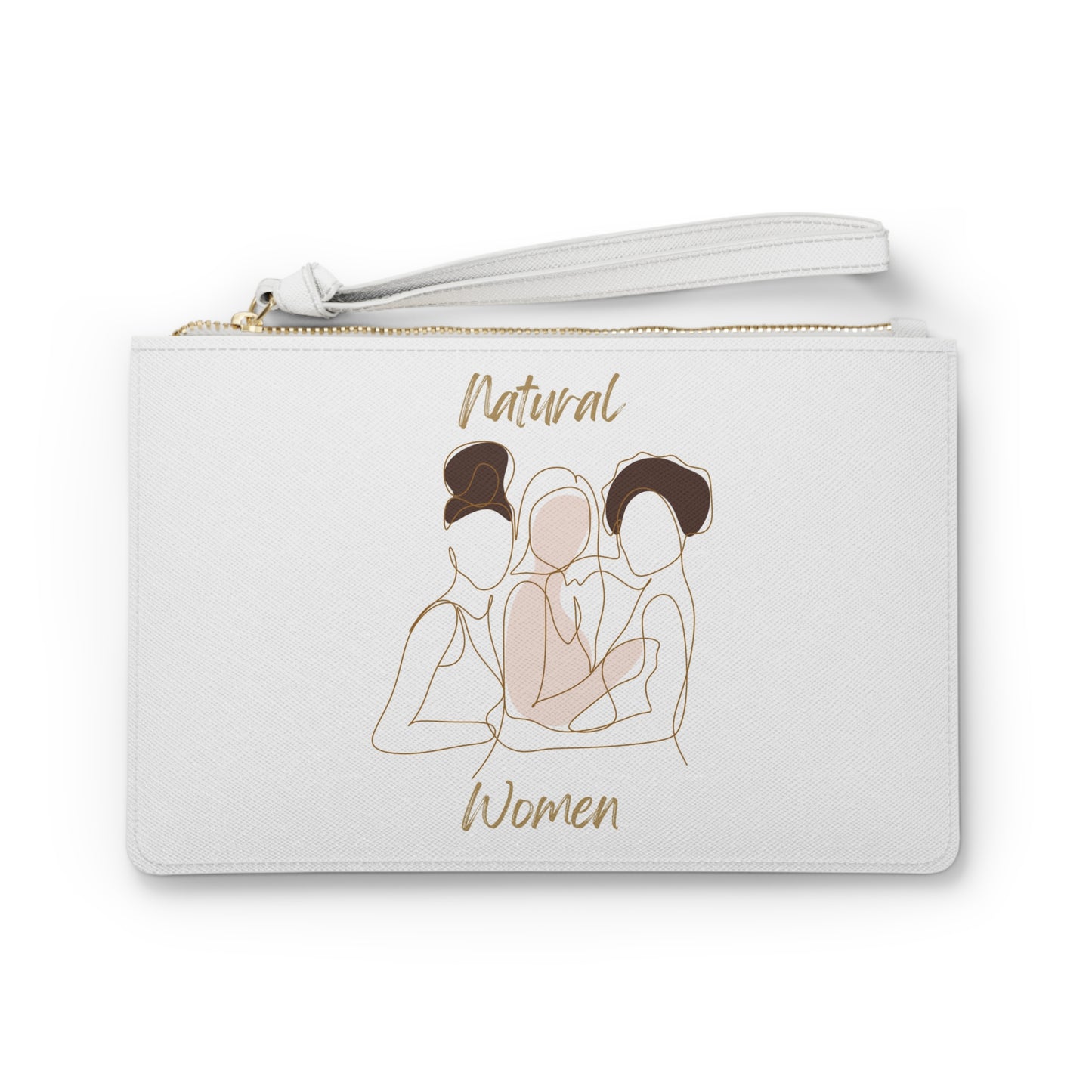 Natural Women Friends Clutch Bag WHITE