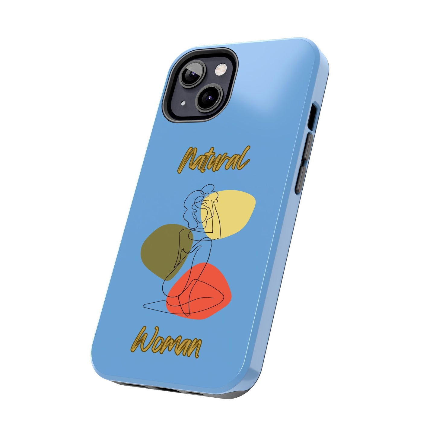 Natural Woman Colorful Pose (BL)Tough Phone Cases LIGHT BLUE