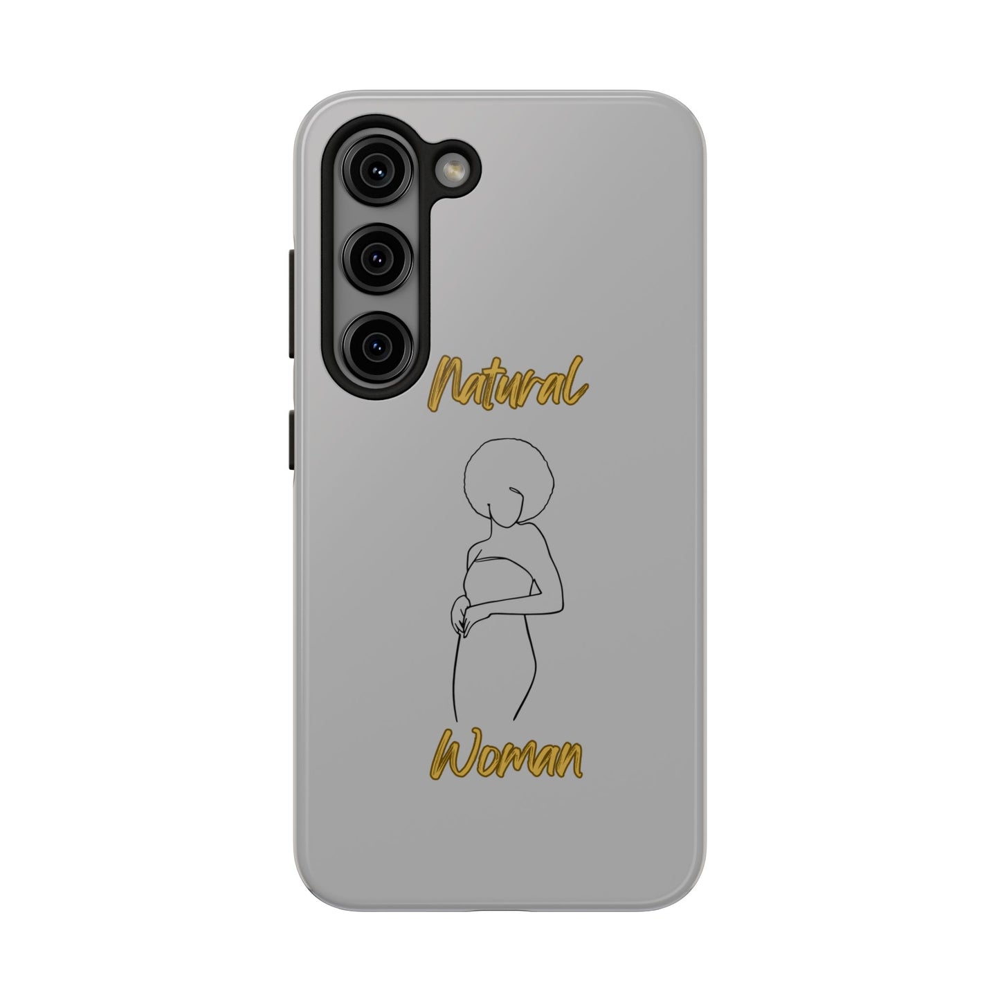 Natural Woman Sho Nuff (BL)Tough Phone Cases LIGHT GREY
