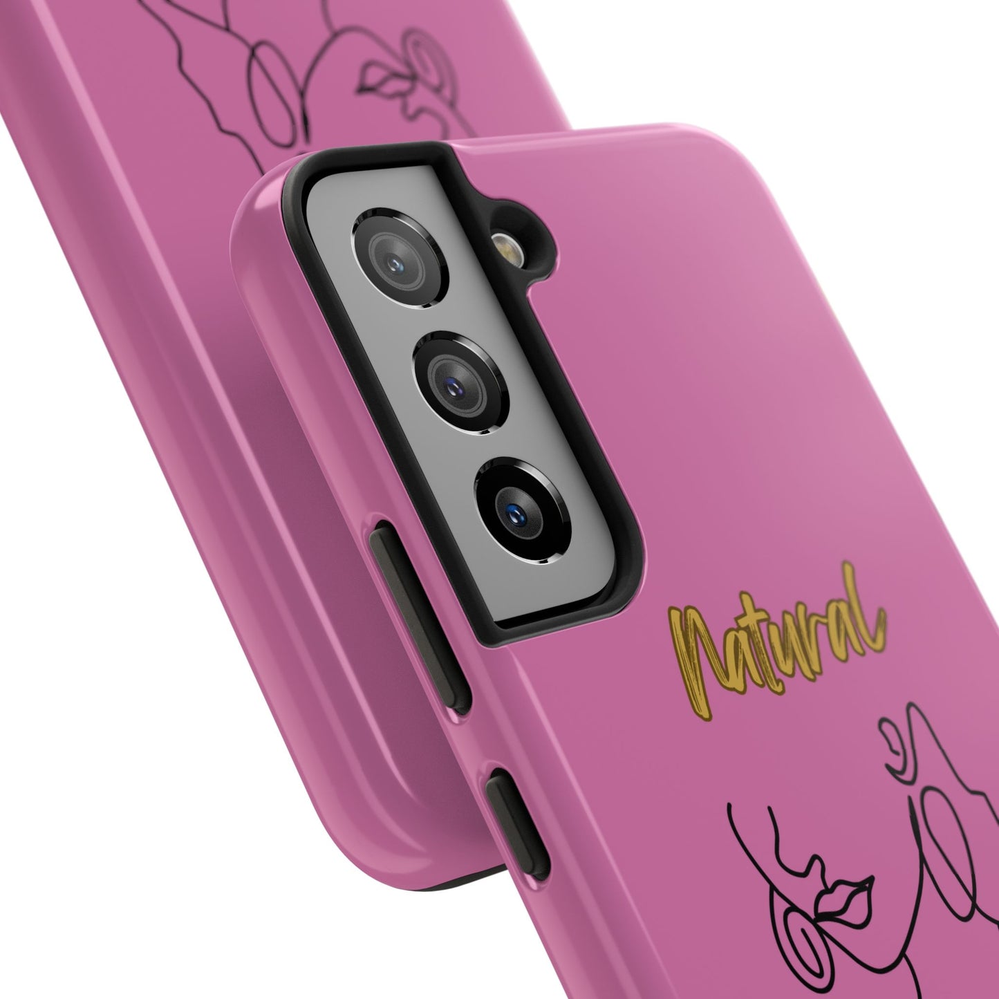 Natural Woman Lips (BL)Tough Phone Cases LIGHT PINK