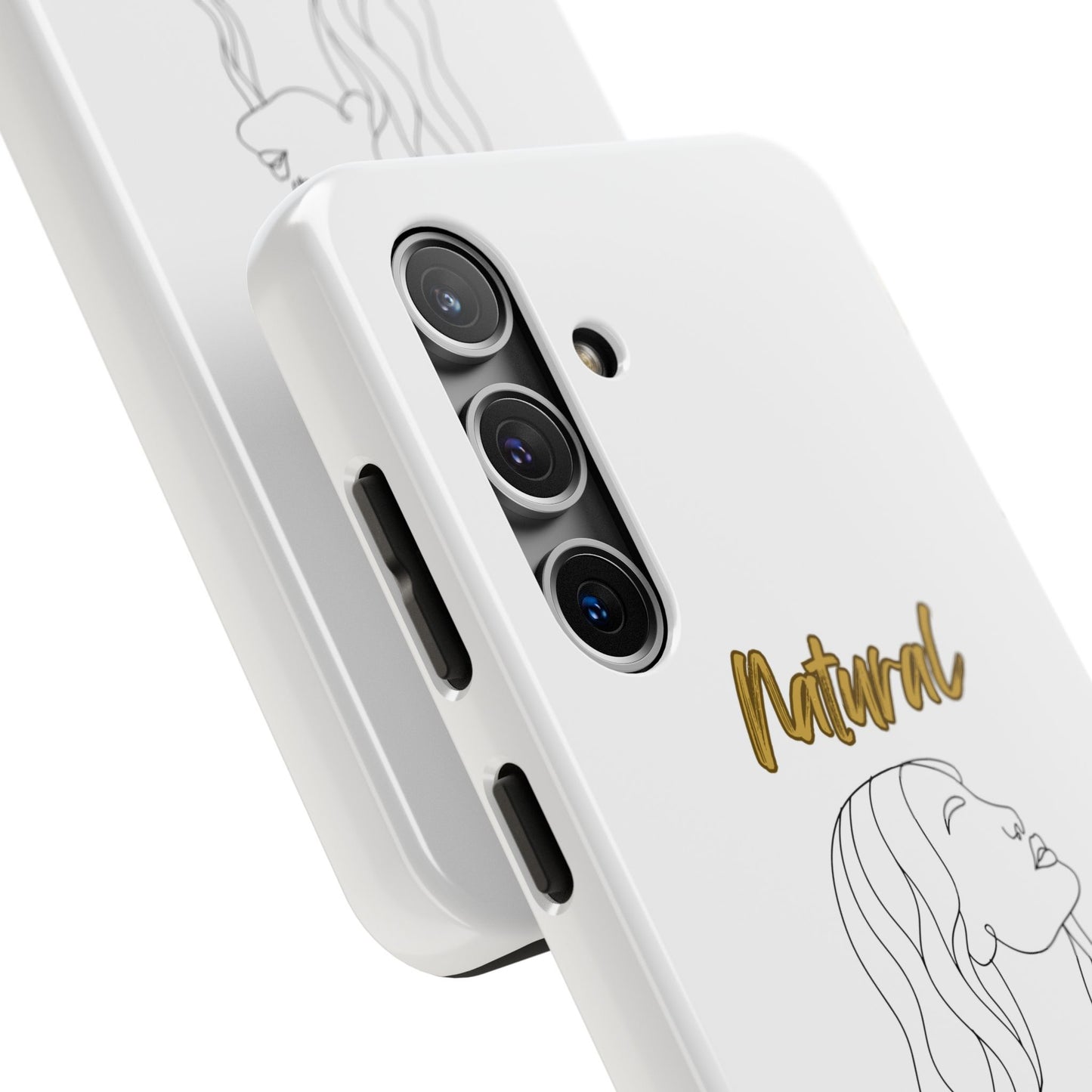 Natural Woman Breeze On Face (BL)Tough Phone Cases WHITE