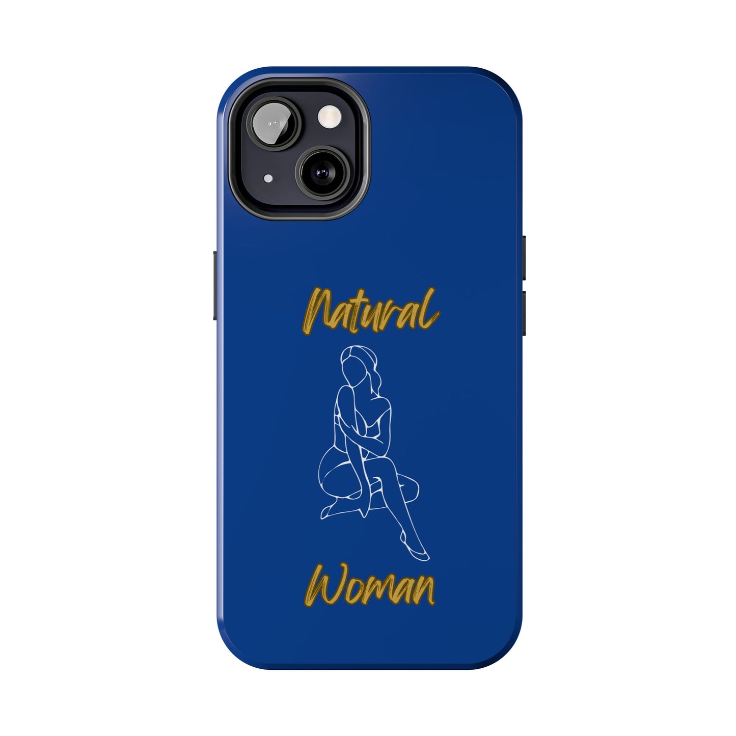 Natural Woman Shoulder Action (WL)Tough Phone Cases DARK BLUE