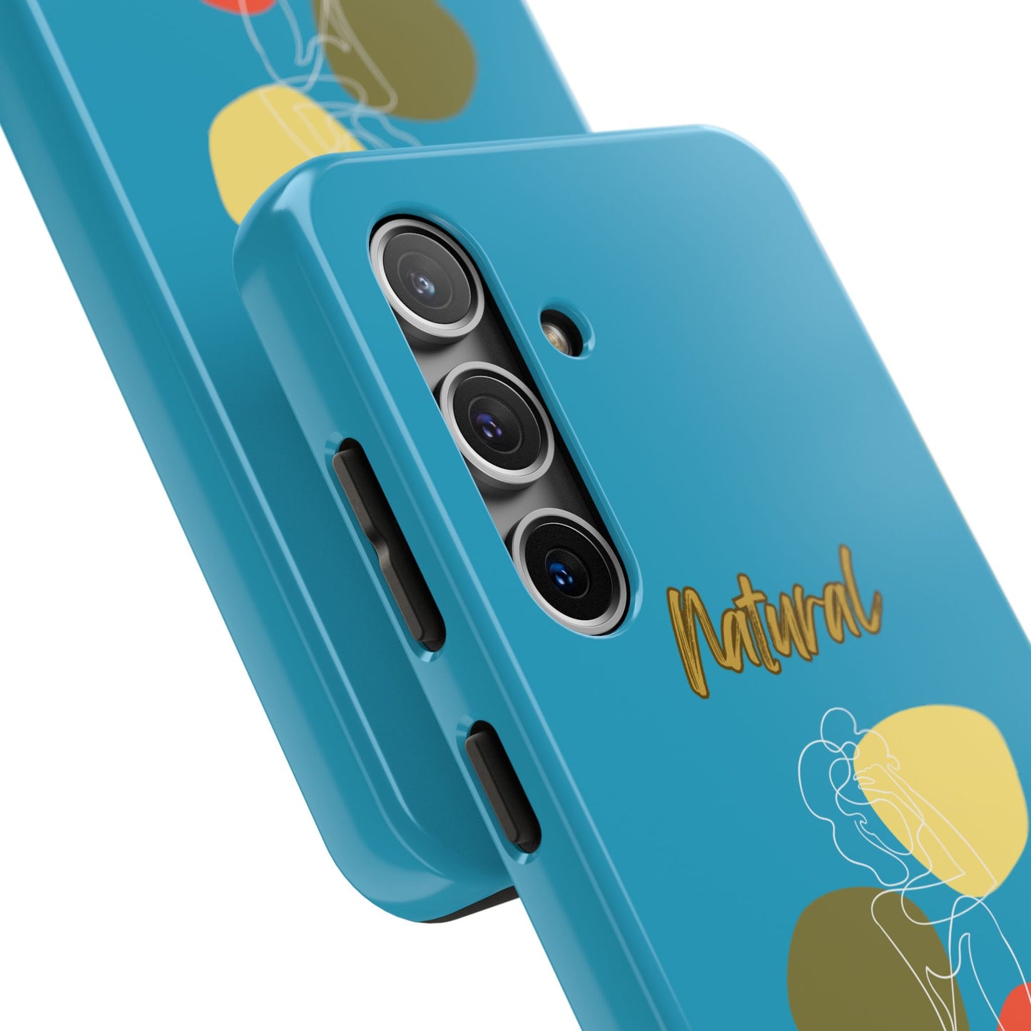 Natural Woman Colorful Pose (WL)Tough Phone Cases TURQUOISE
