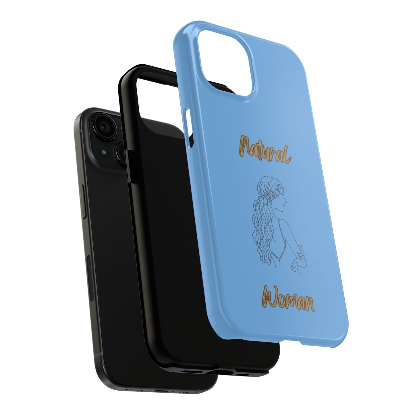 Natural Woman Young Woman (BL)Tough Phone Cases LIGHT BLUE