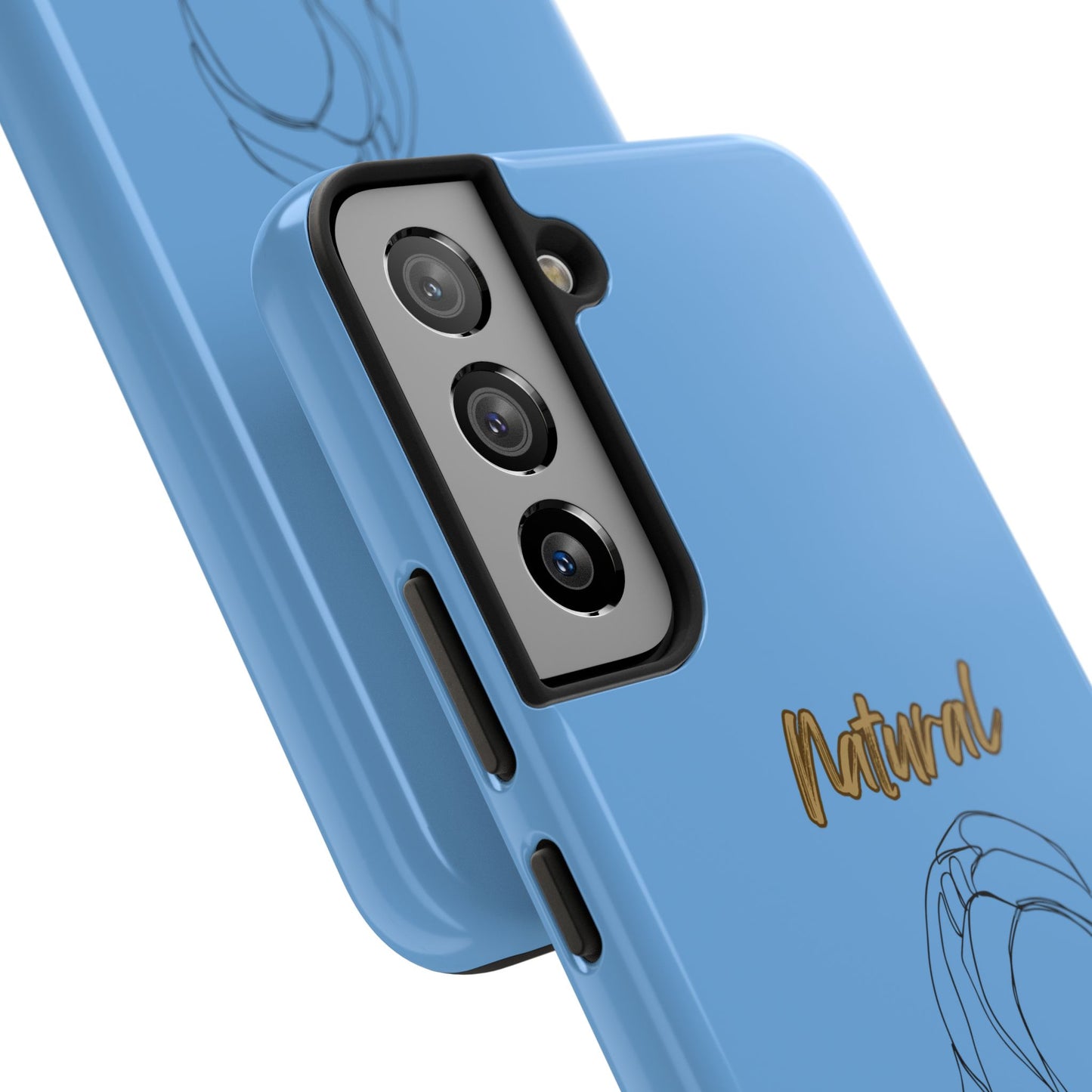 Natural Woman Towel Wrapped (BL)Tough Phone Cases LIGHT BLUE