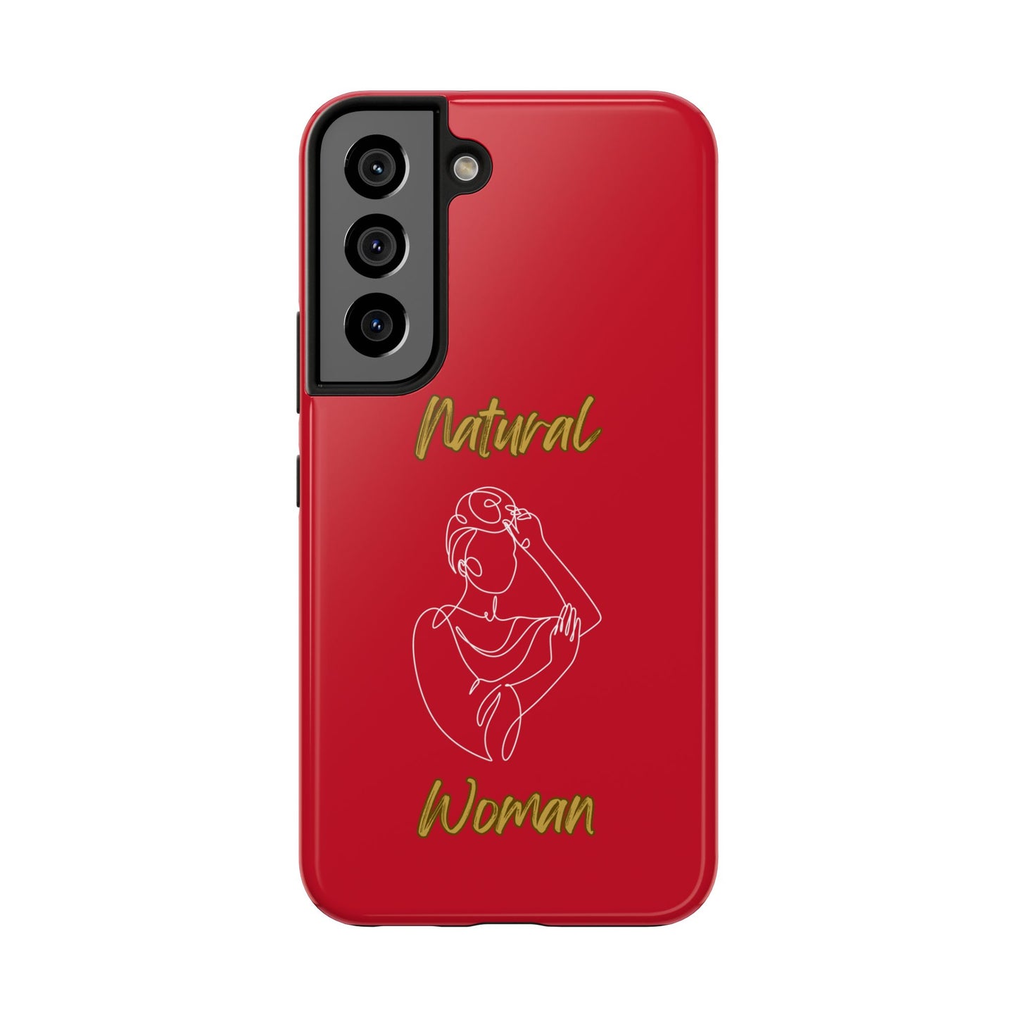 Natural Woman Style (WL)Tough Phone Cases DARK RED