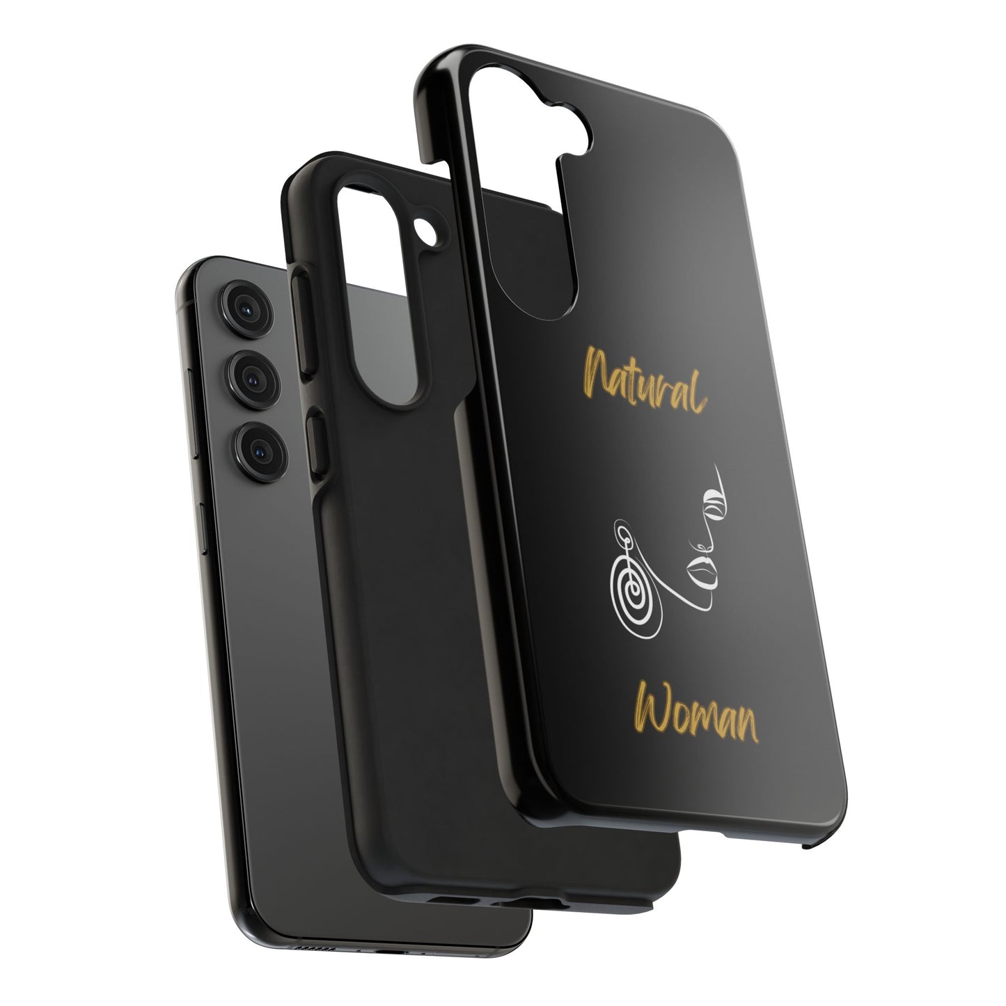 Natural Woman Music In My Soul (WL)Tough Phone Cases BLACK