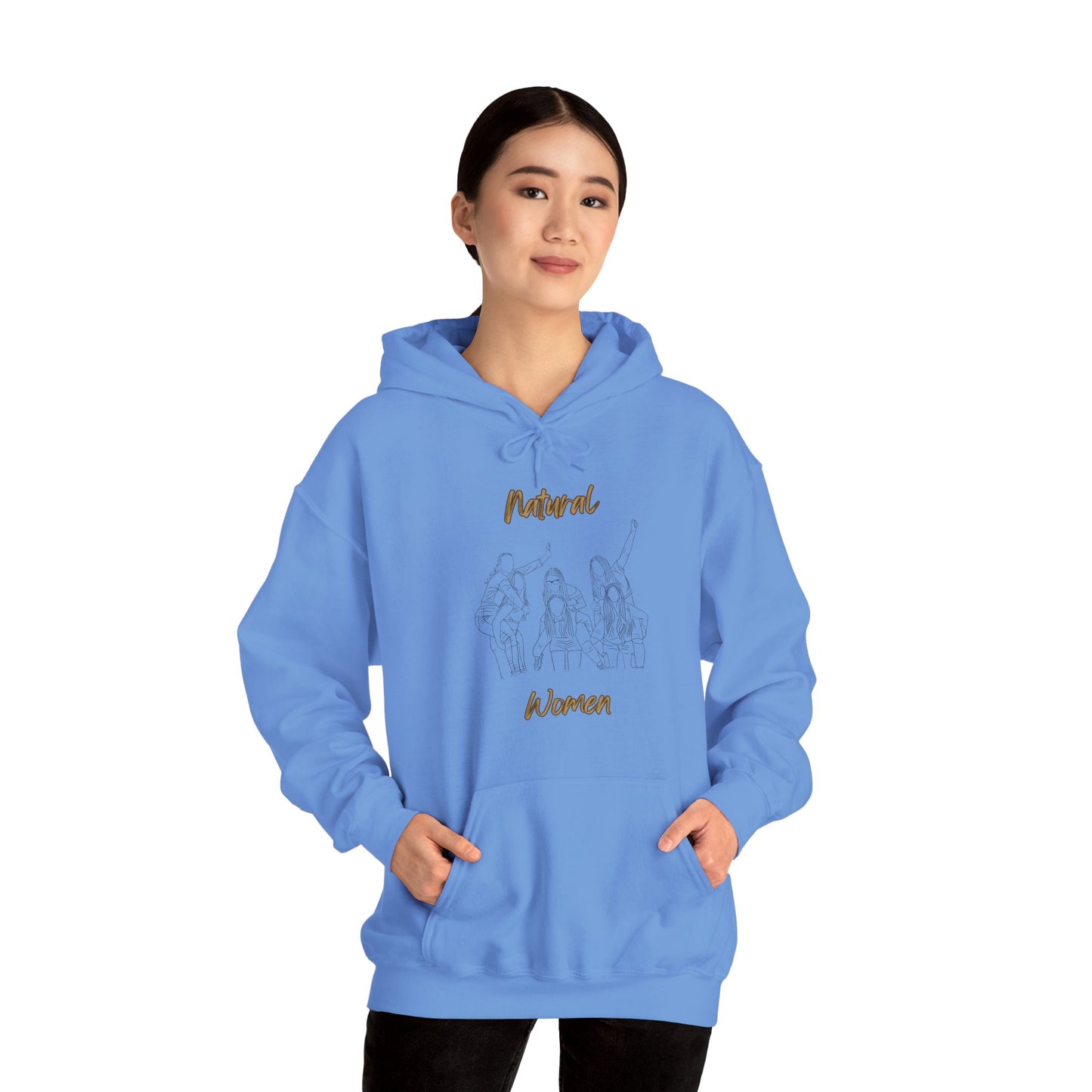 Natural Women Piggy Back (BL) Hoodie