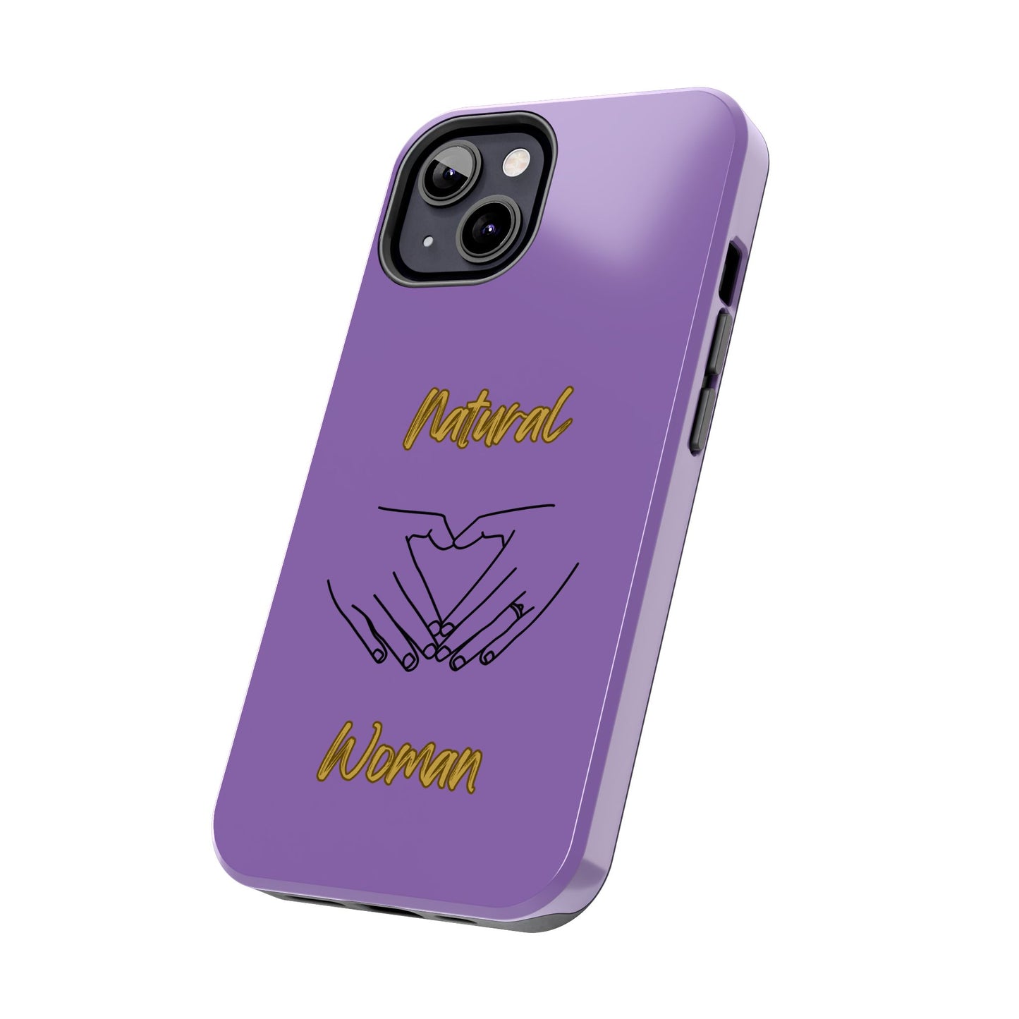 Natural Woman I Love You (BL)Tough Phone Cases LIGHT PURPLE