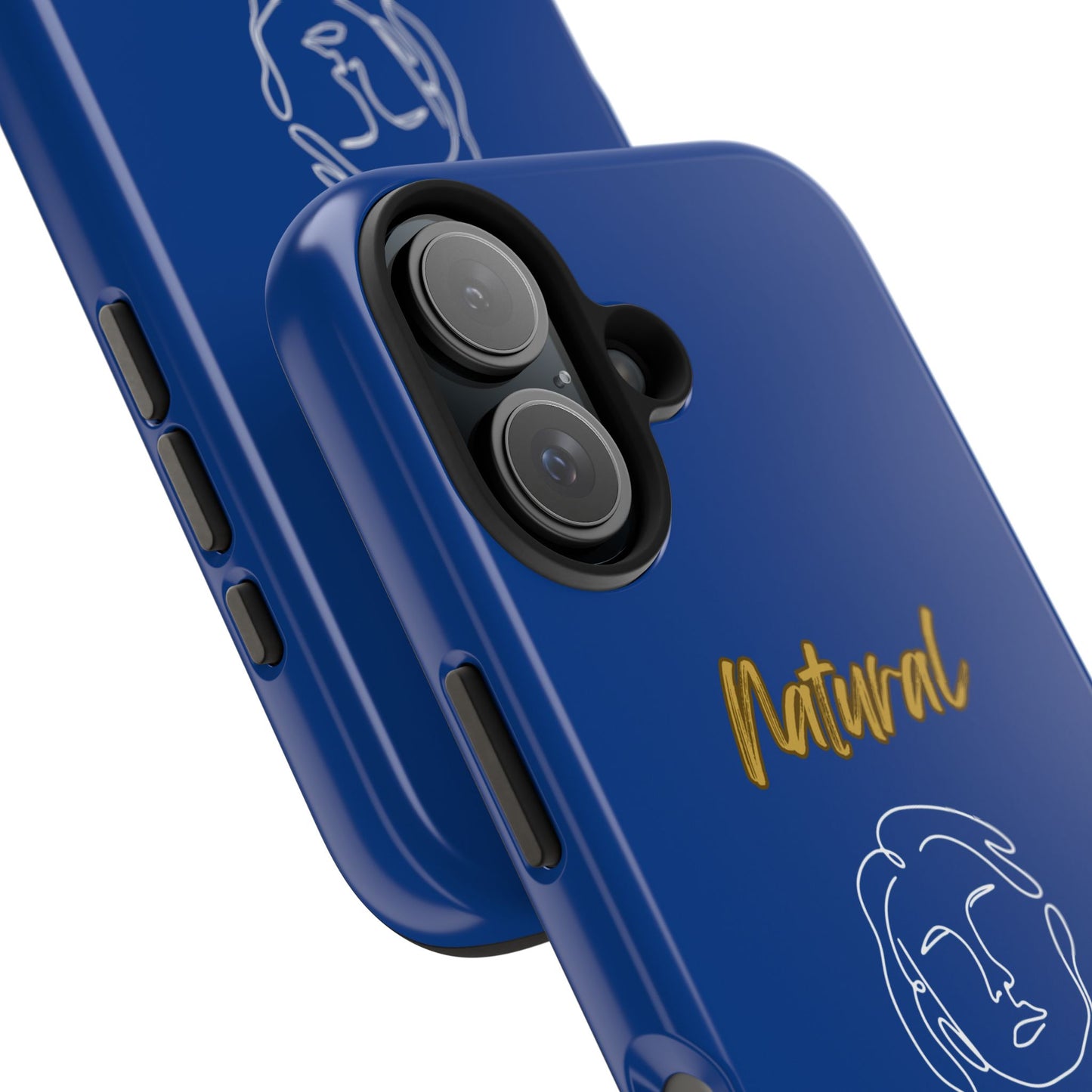 Natural Woman Hello (WL)Tough Phone Cases DARK BLUE