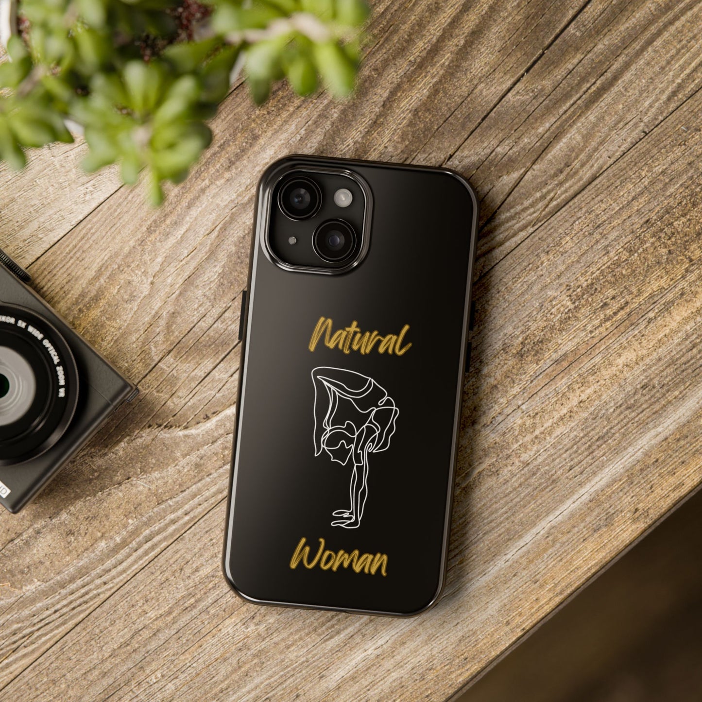 Natural Woman Flexible (WL)Tough Phone Cases BLACK