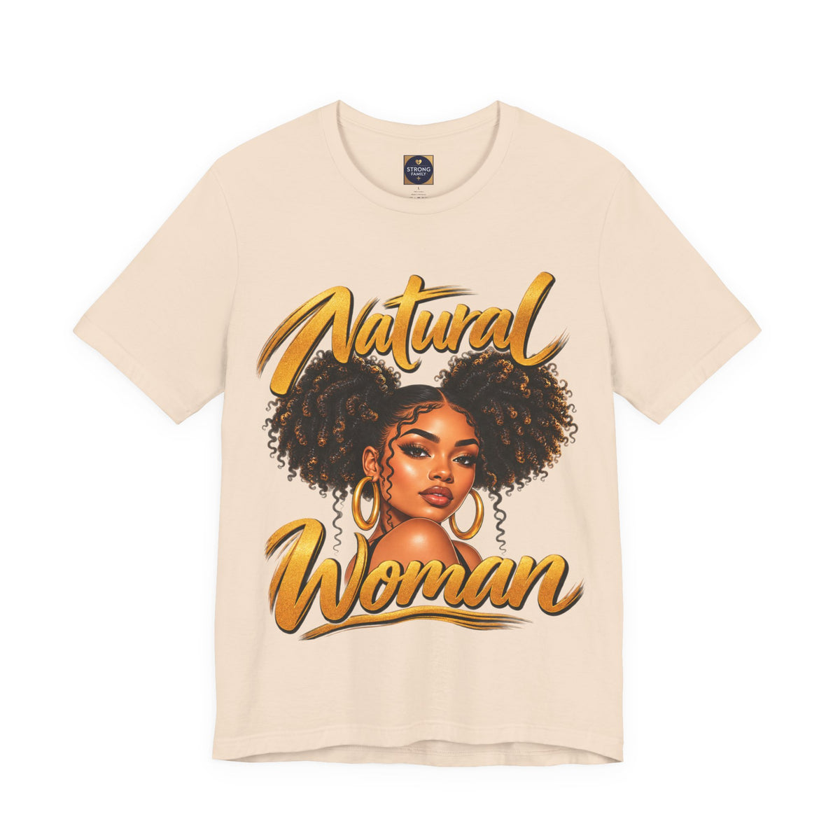 Natural Woman "Twin Puffs" Graphic Tee | Women’s Inspirational T-Shirt