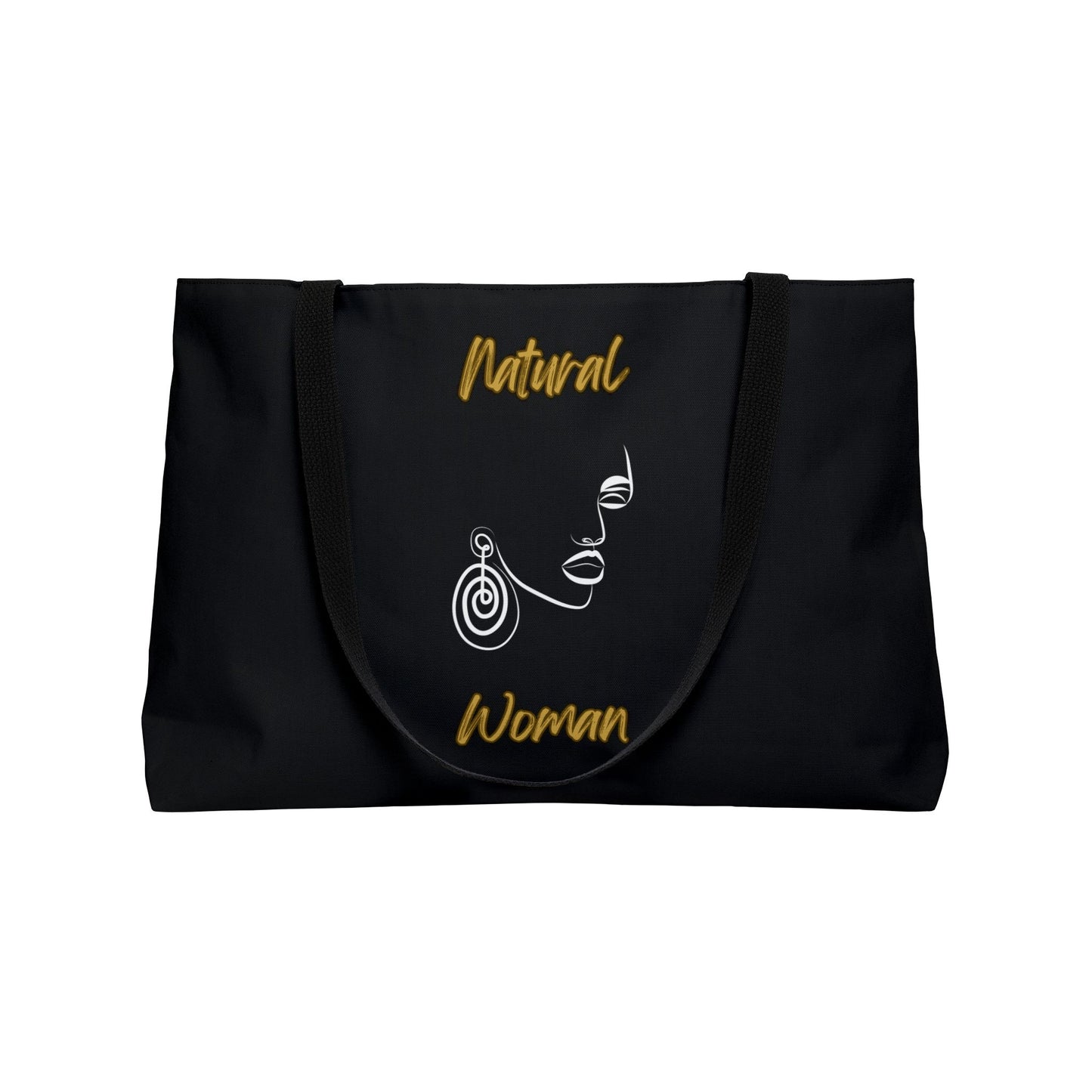 Natural Woman Music In My Soul (WL) Weekender Tote Bag BLACK
