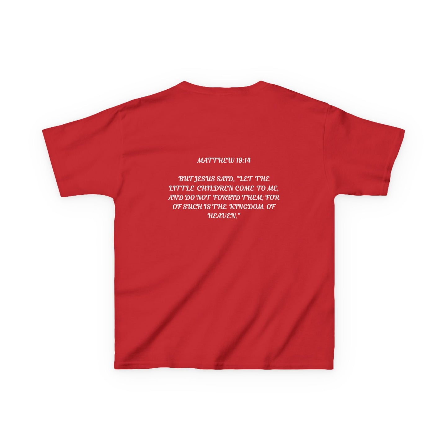 Children of the King Inspirational Kids Cotton T-Shirt (BL)
