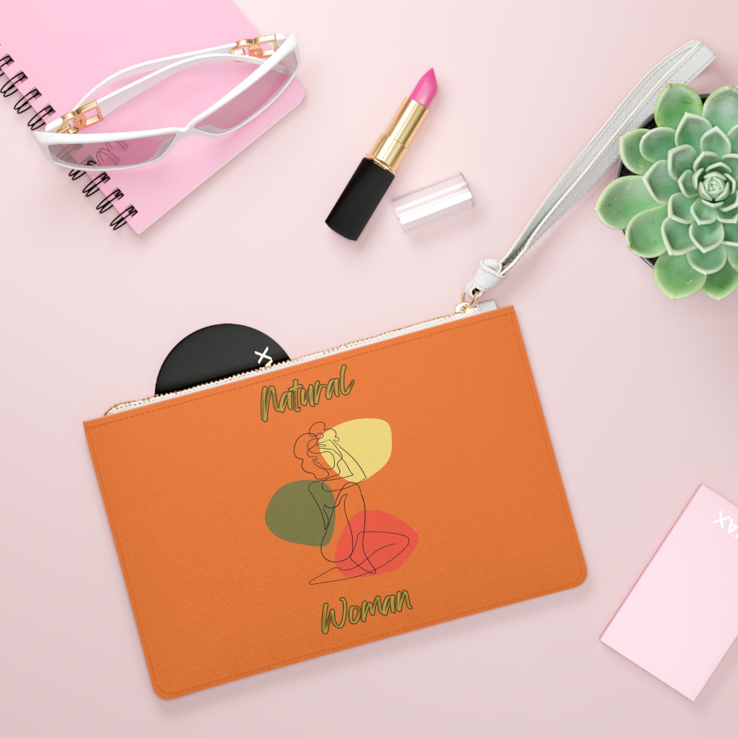 Natural Woman Colorful Pose (BL) Clutch Bag CRUSTA