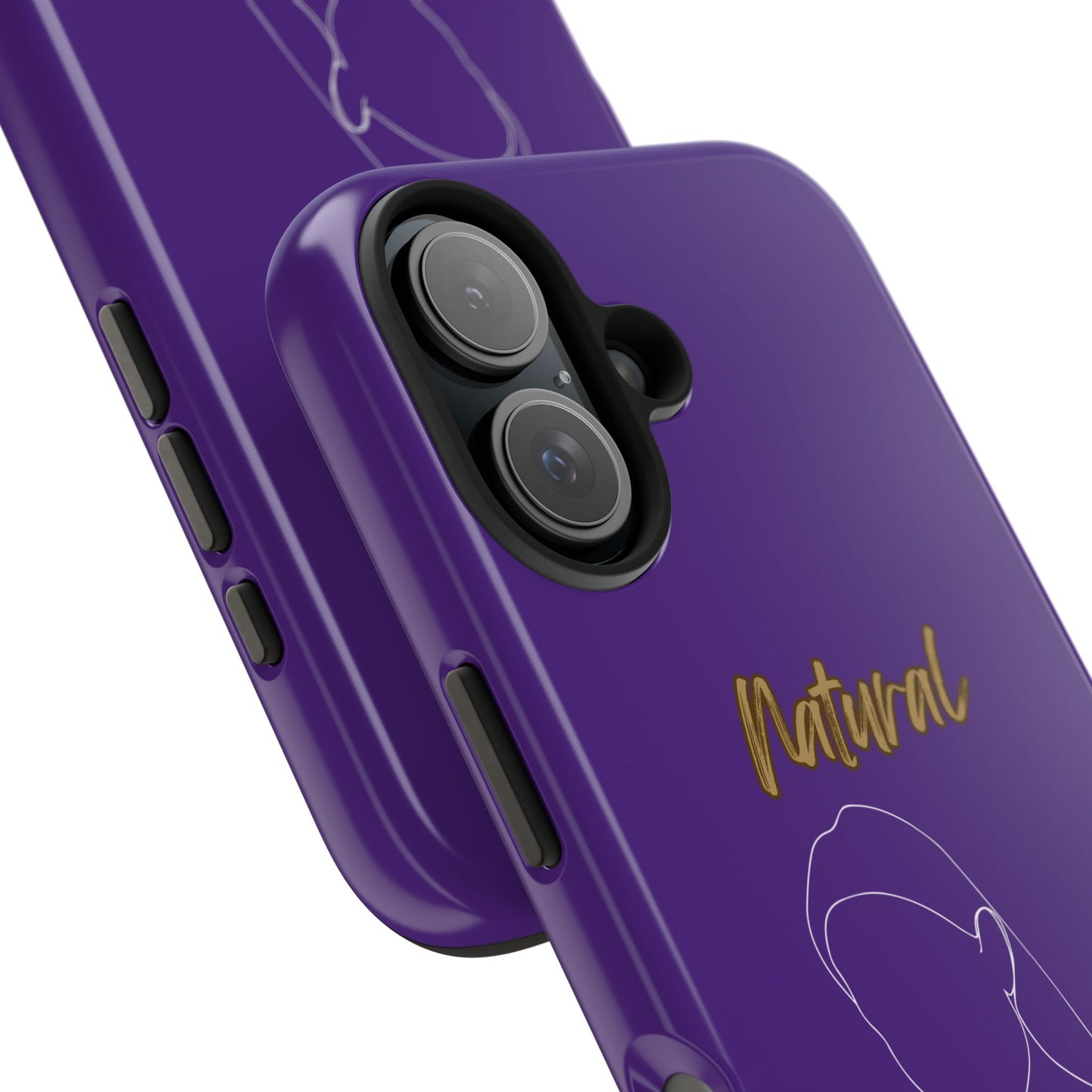 Natural Woman Tilted Look (WL) Tough Phone Cases PURPLE