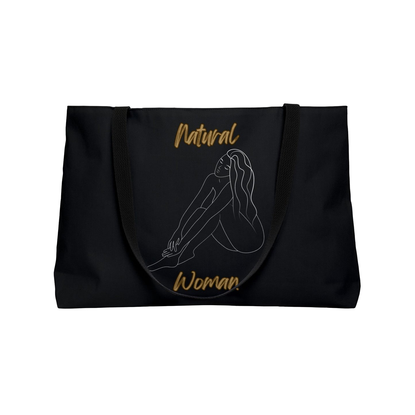 Natural Woman Beauty (WL) Weekender Tote Bag BLACK