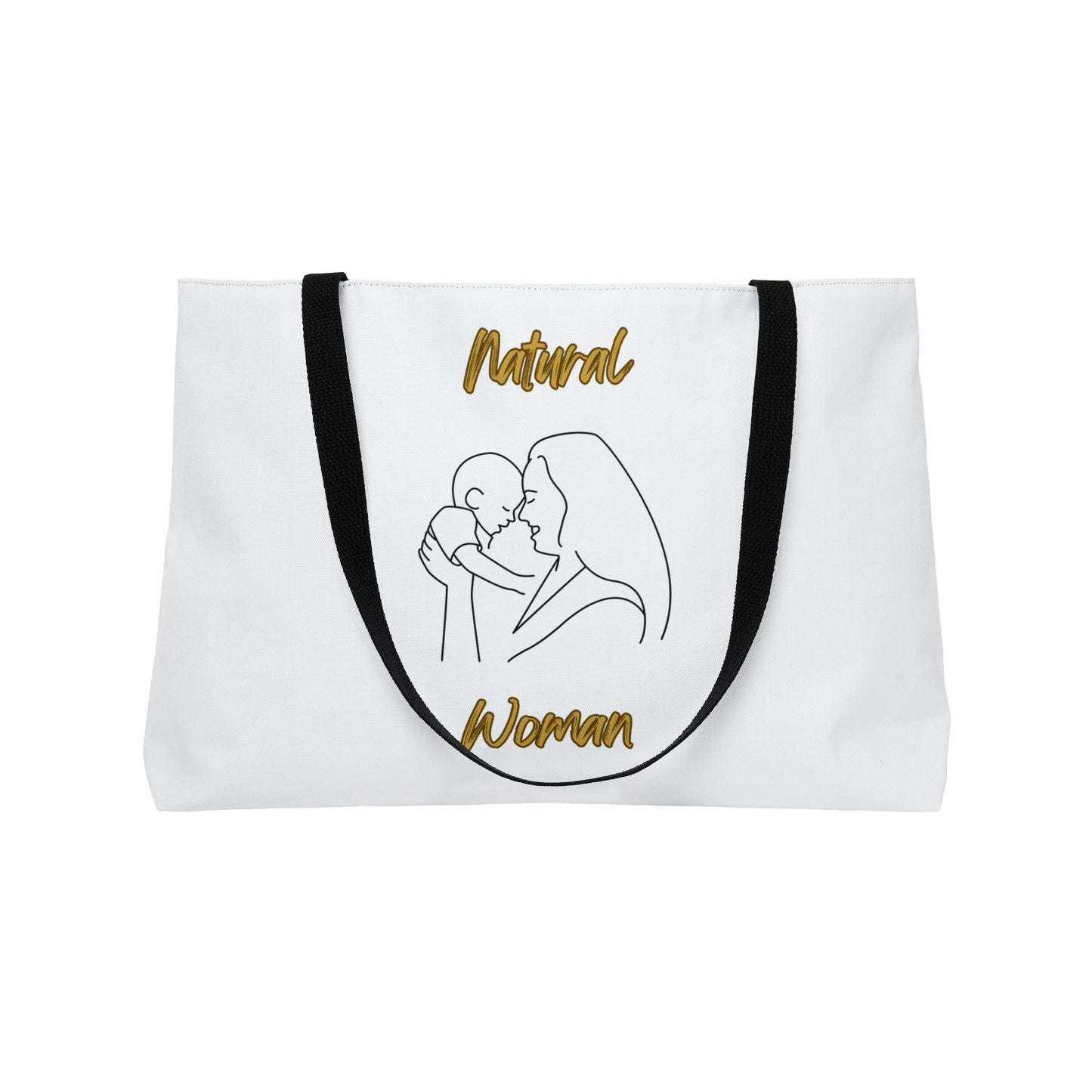Natural Woman Joy (BL) Weekender Tote Bag WHITE