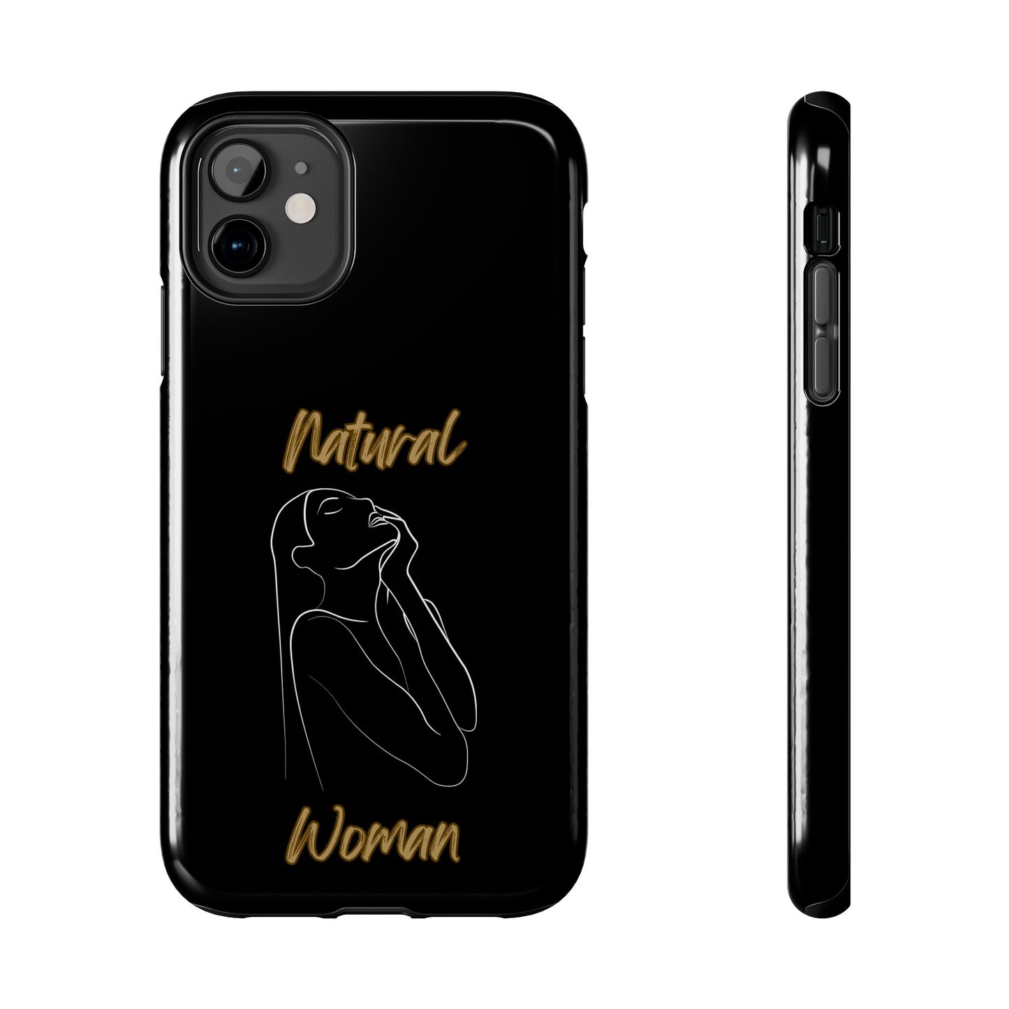 Natural Woman Thank You (WL) Tough Phone Cases BLACK