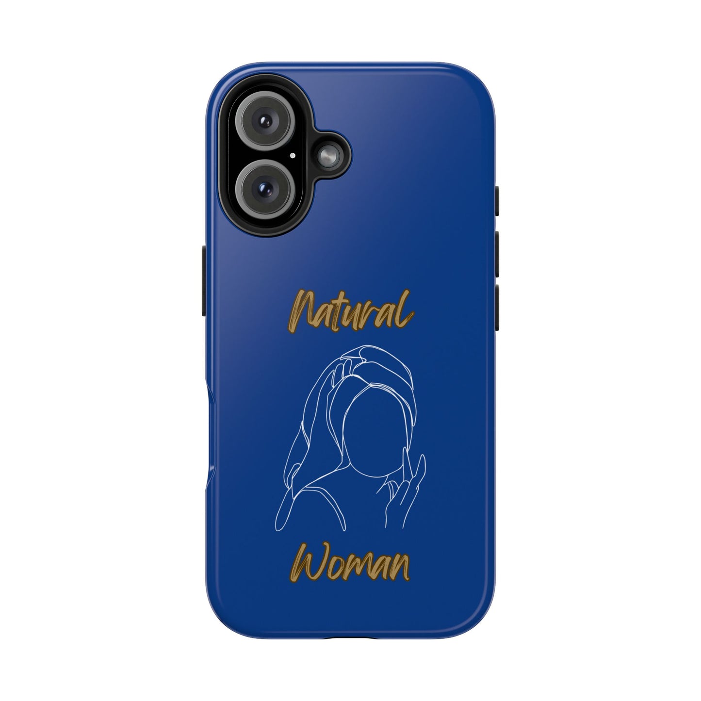 Natural Woman Towel Wrapped (WL)Tough Phone Cases DARK BLUE
