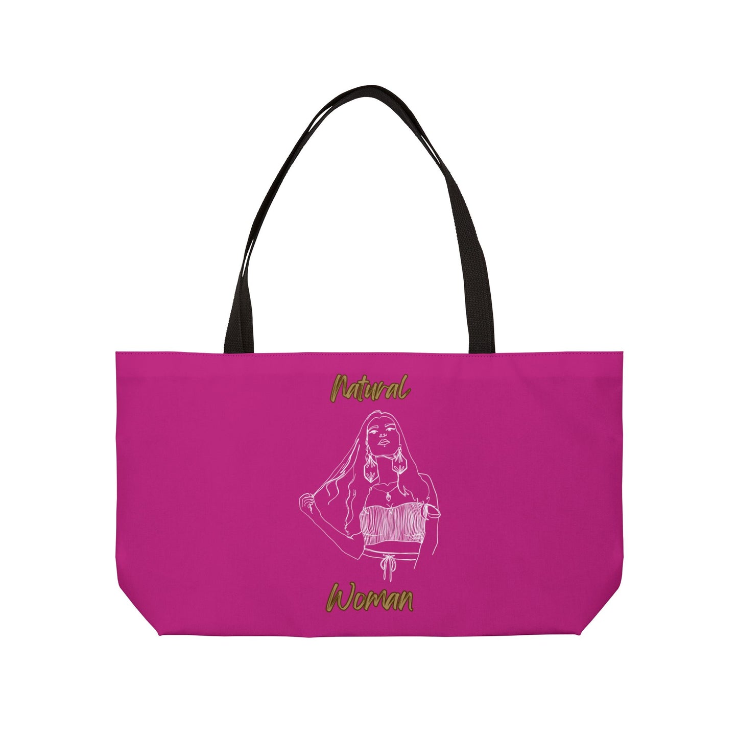 Natural Woman Thinking (WL) Weekender Tote Bag PINK