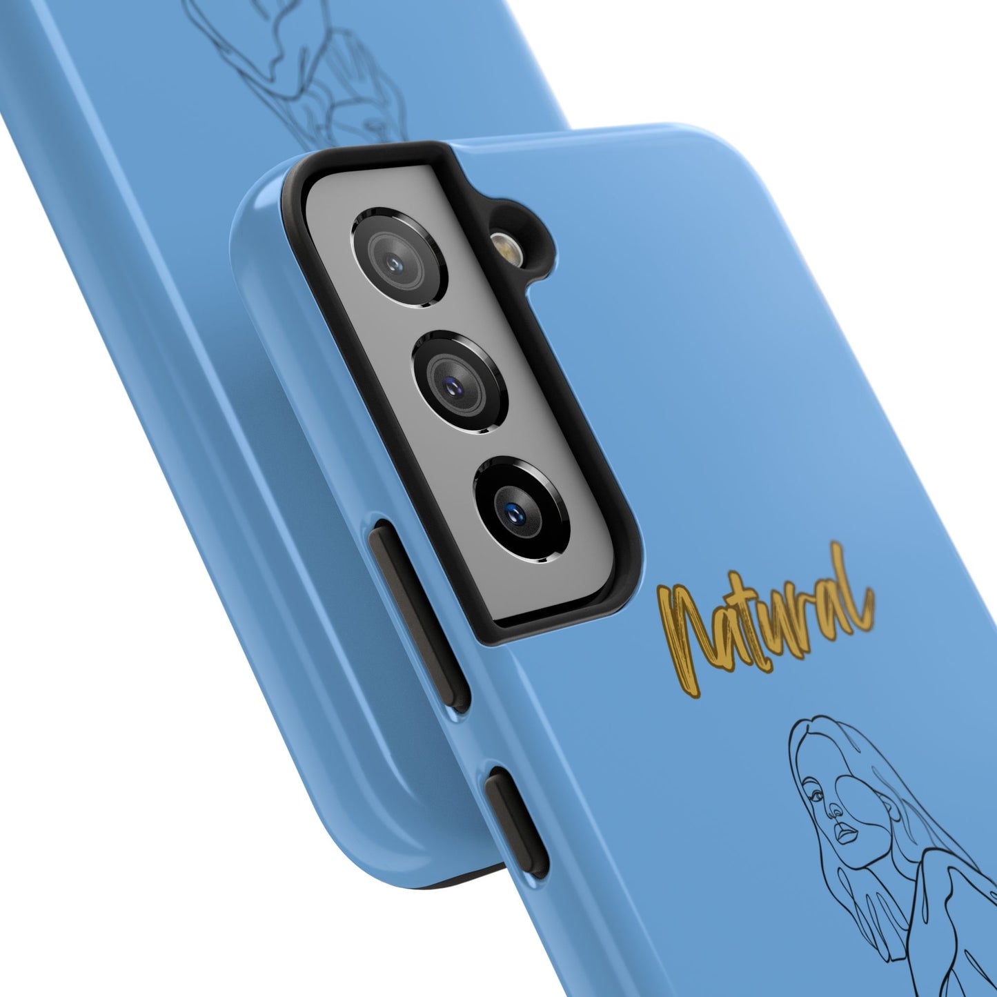 Natural Woman Care Free (BL)Tough Phone Cases LIGHT BLUE