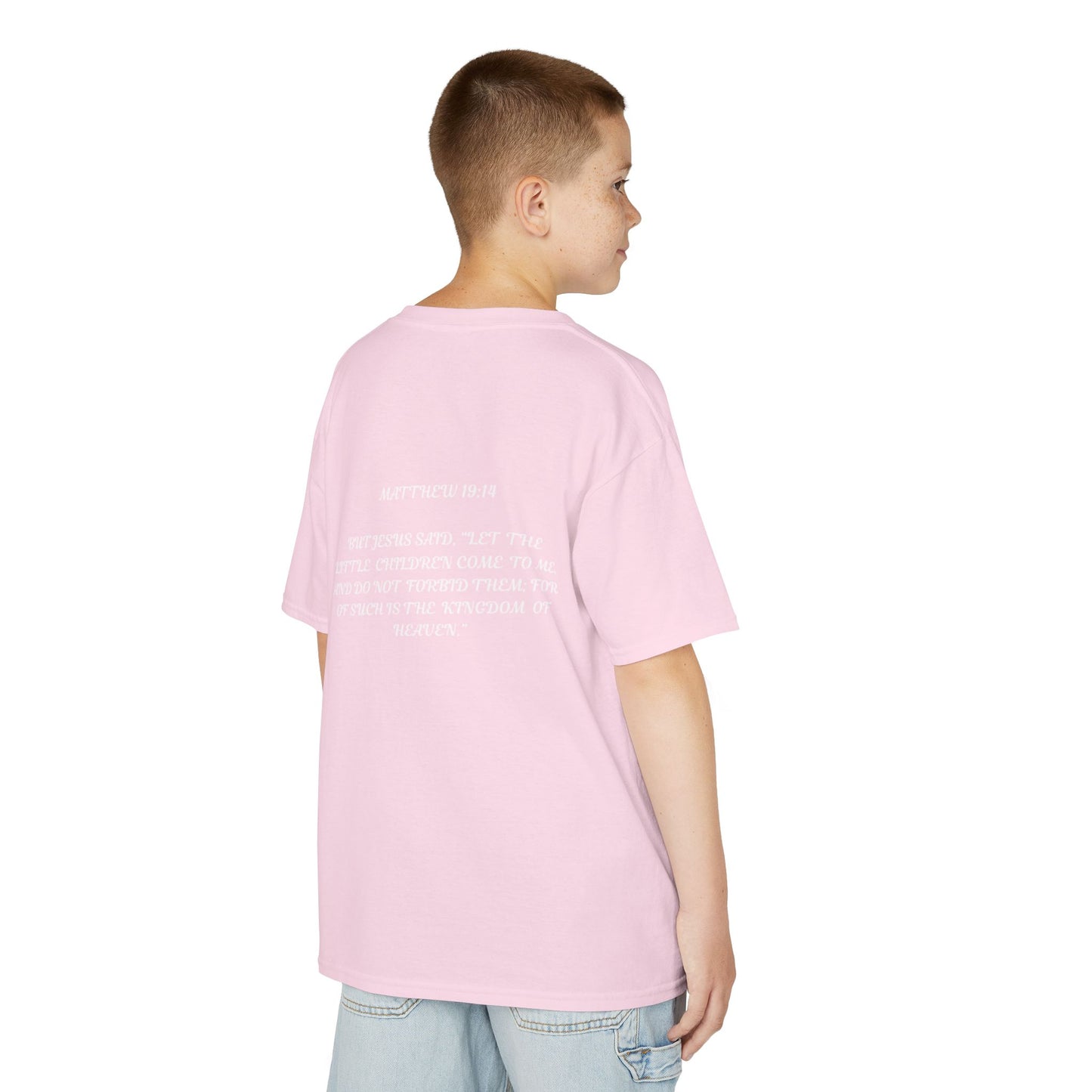 Children of the King Inspirational Kids Cotton T-Shirt (BL)