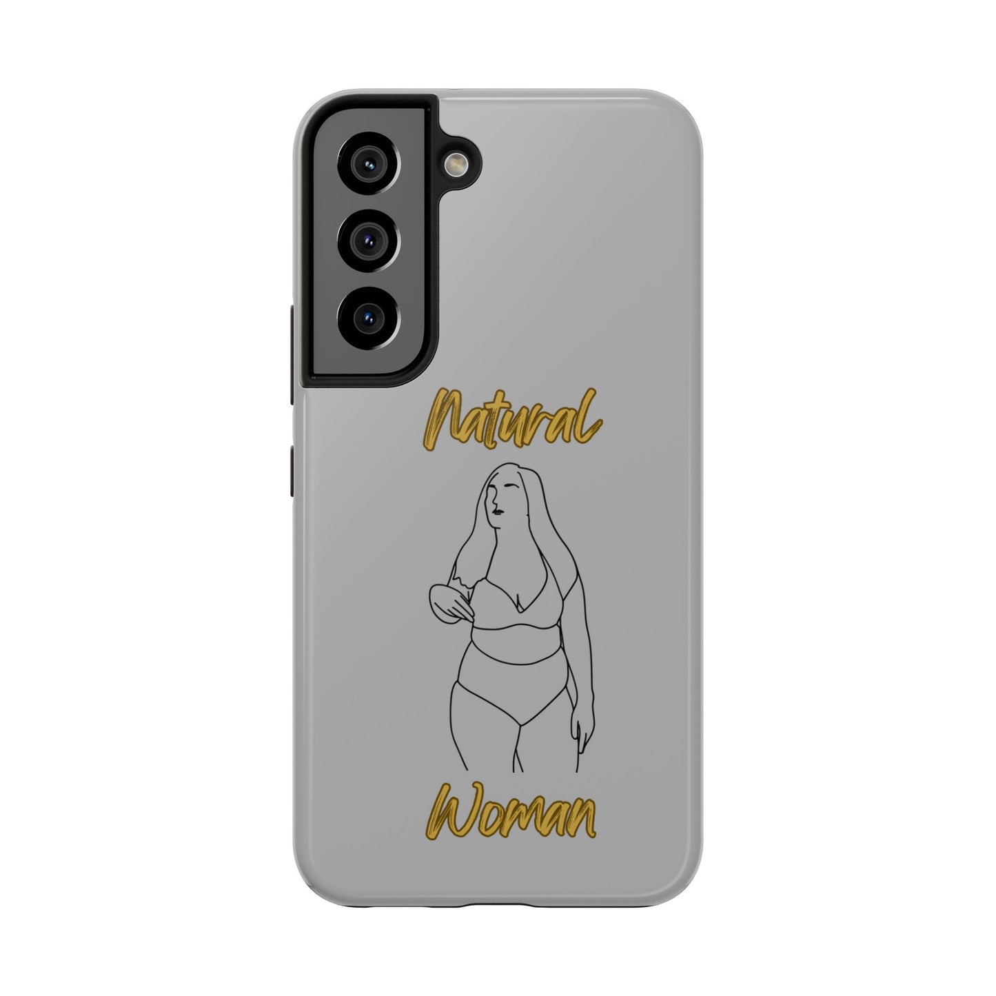 Natural Woman Full Beauty (BL)Tough Phone Cases LIGHT GREY