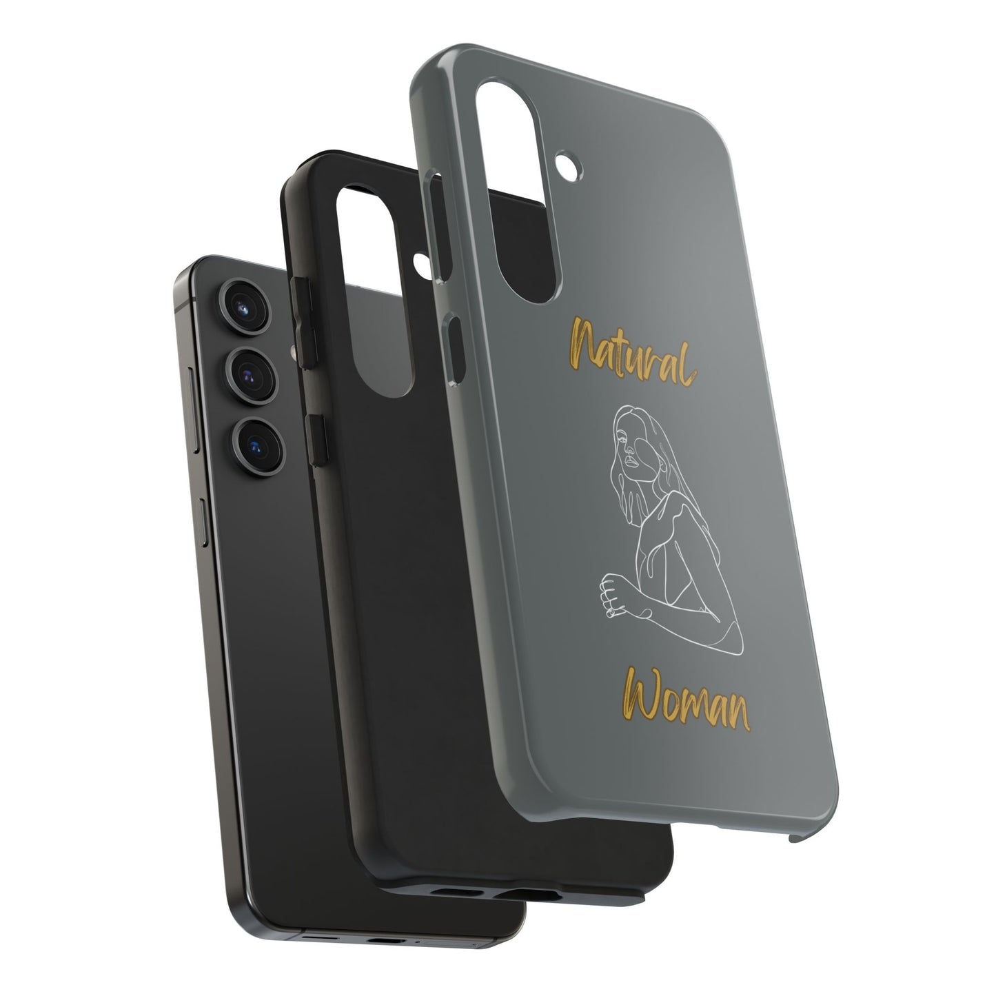 Natural Woman Care Free (WL)Tough Phone Cases DARK GREY
