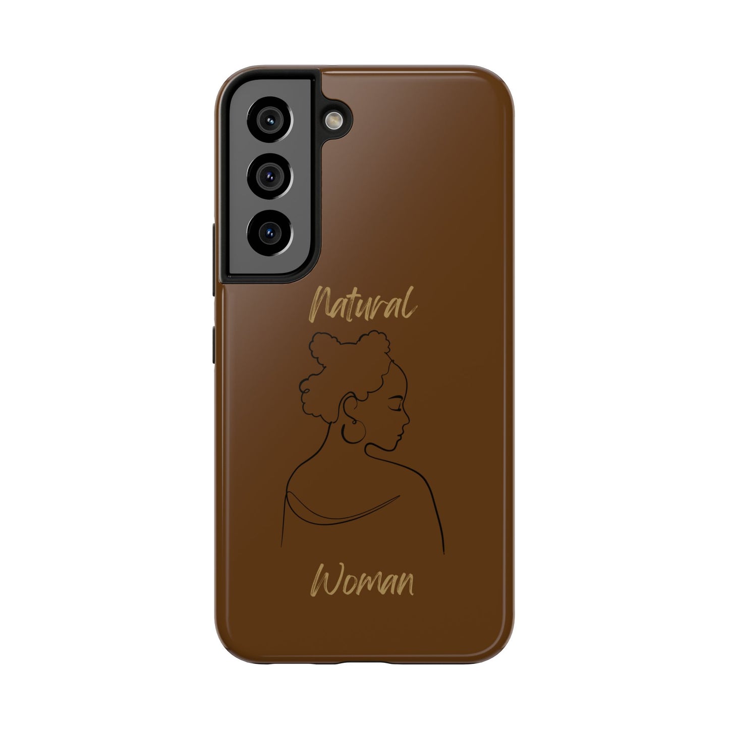 Natural Woman Twists (BL) Tough Phone Cases BROWN