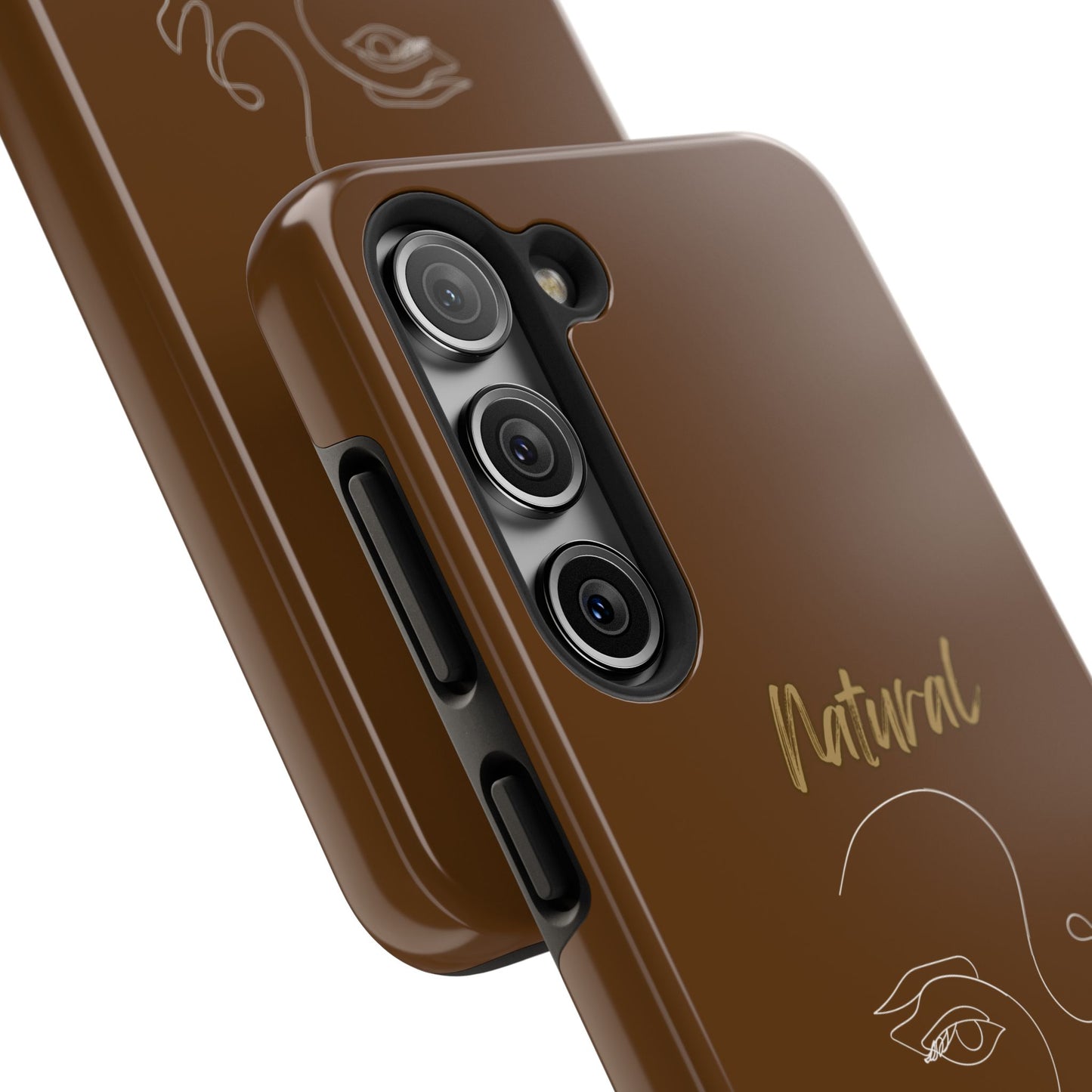 Natural Woman Looking (WL) Tough Phone Cases BROWN