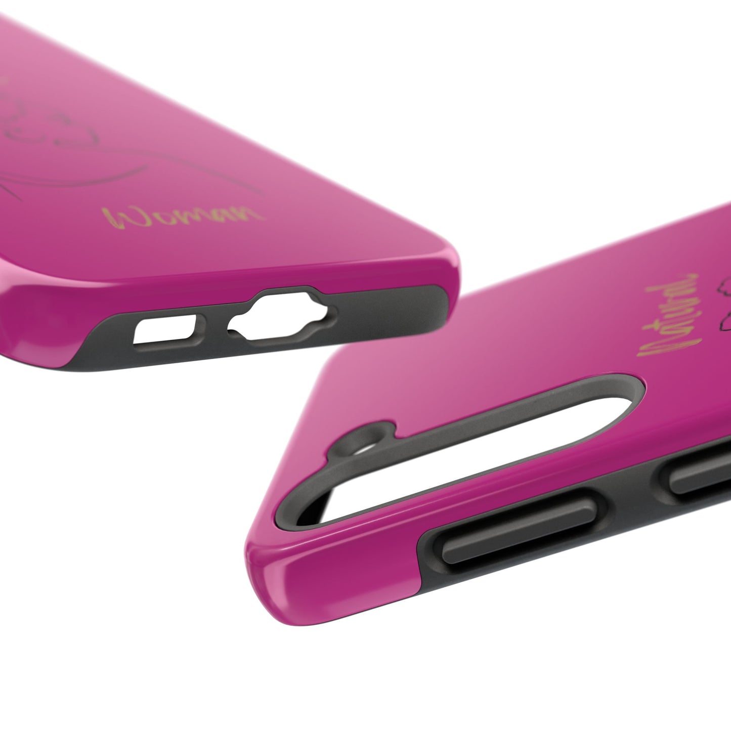 Natural Woman Twists (BL) Tough Phone Cases PINK