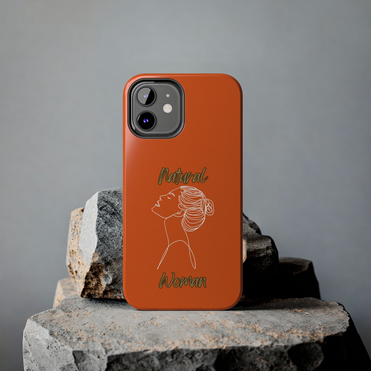 Natural Woman Wet Bun (WL) Tough Phone Cases ORANGE
