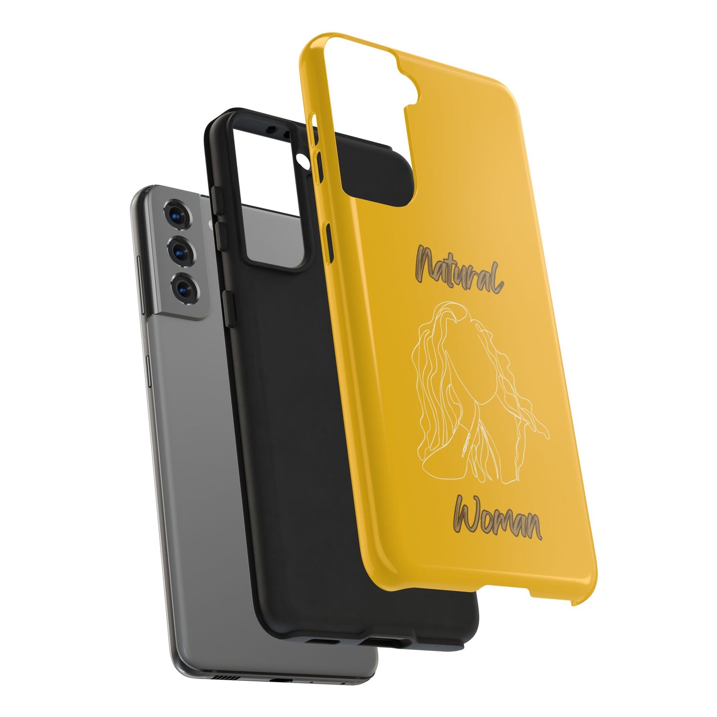 Natural Woman Relaxed (WL) Tough Phone Cases YELLOW