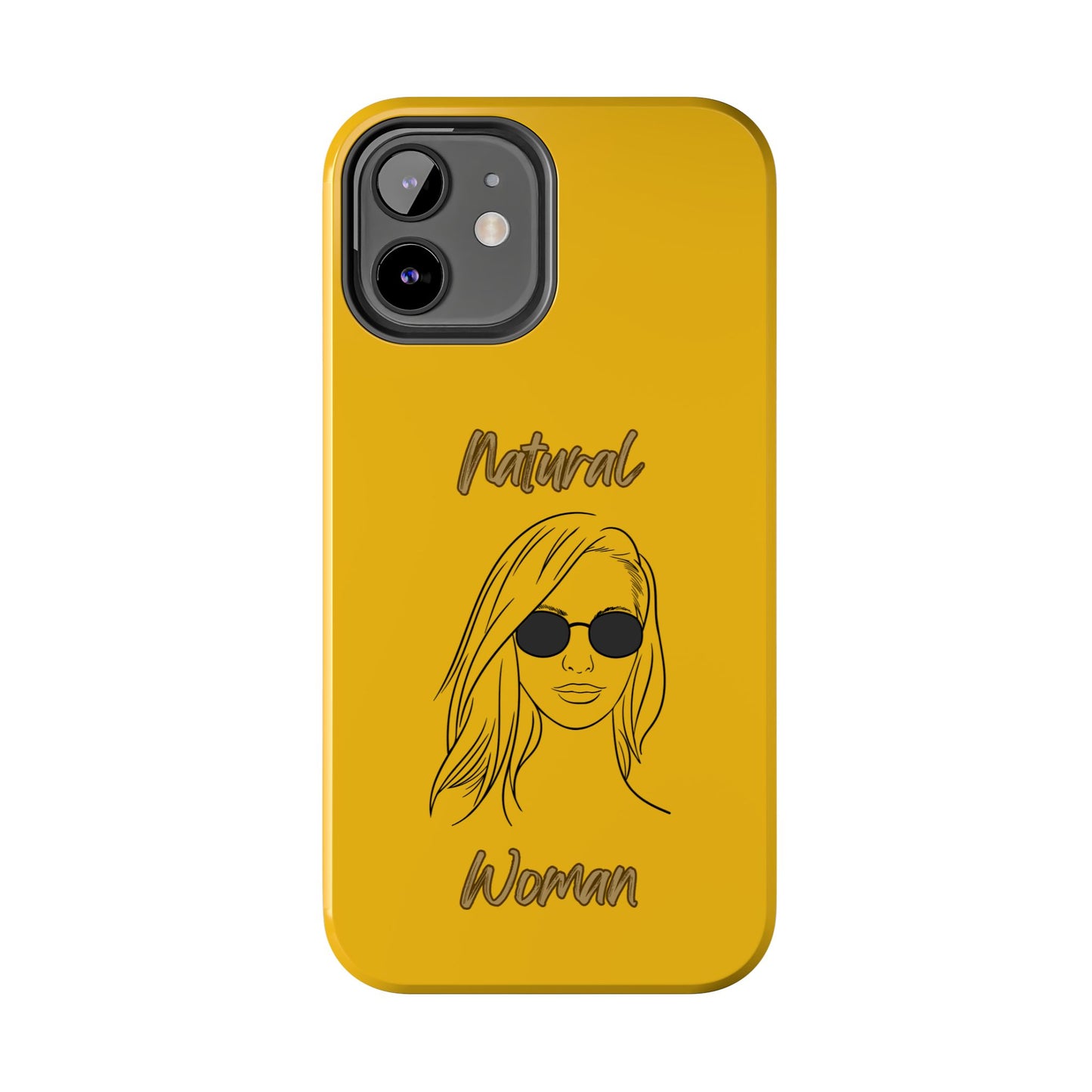 Natural Woman Shades (BL)Tough Phone Cases YELLOW