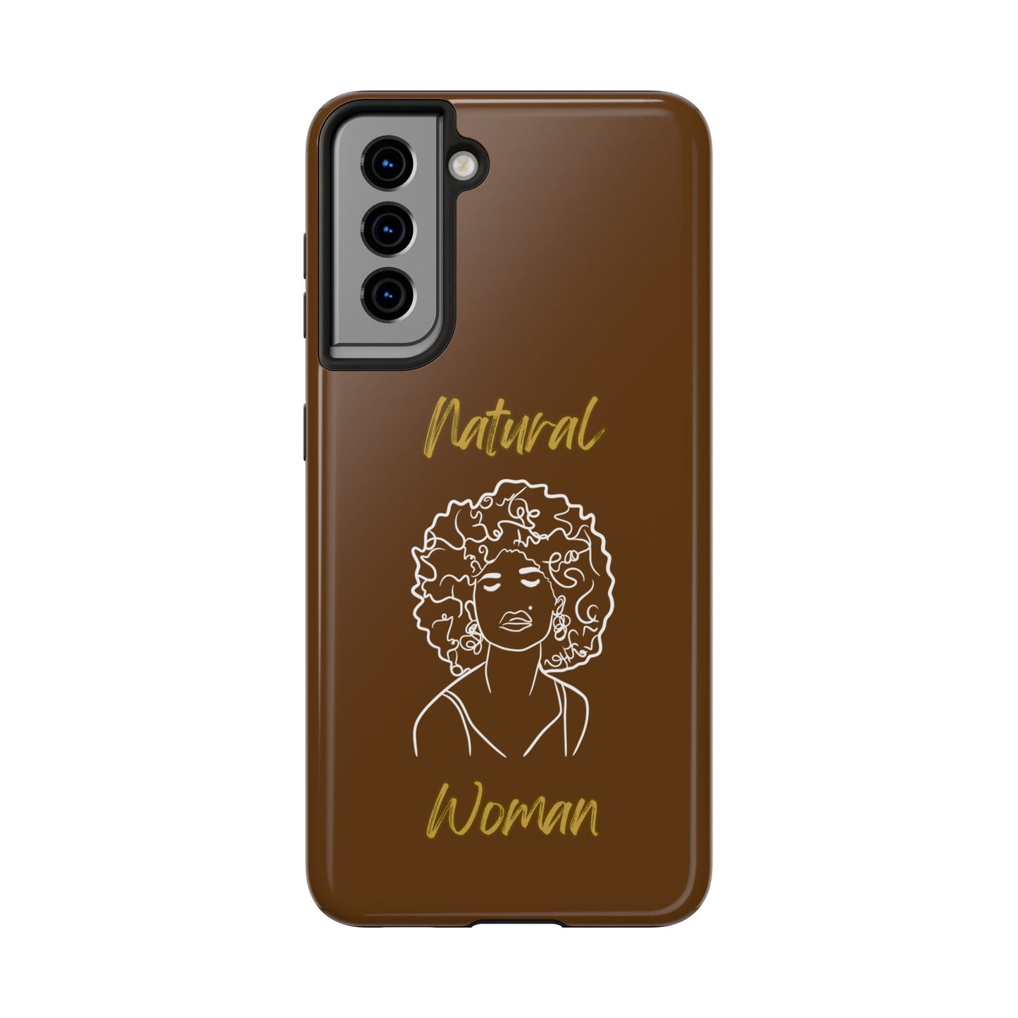 Natural Woman All About Me (WL)Tough Phone Cases BROWN