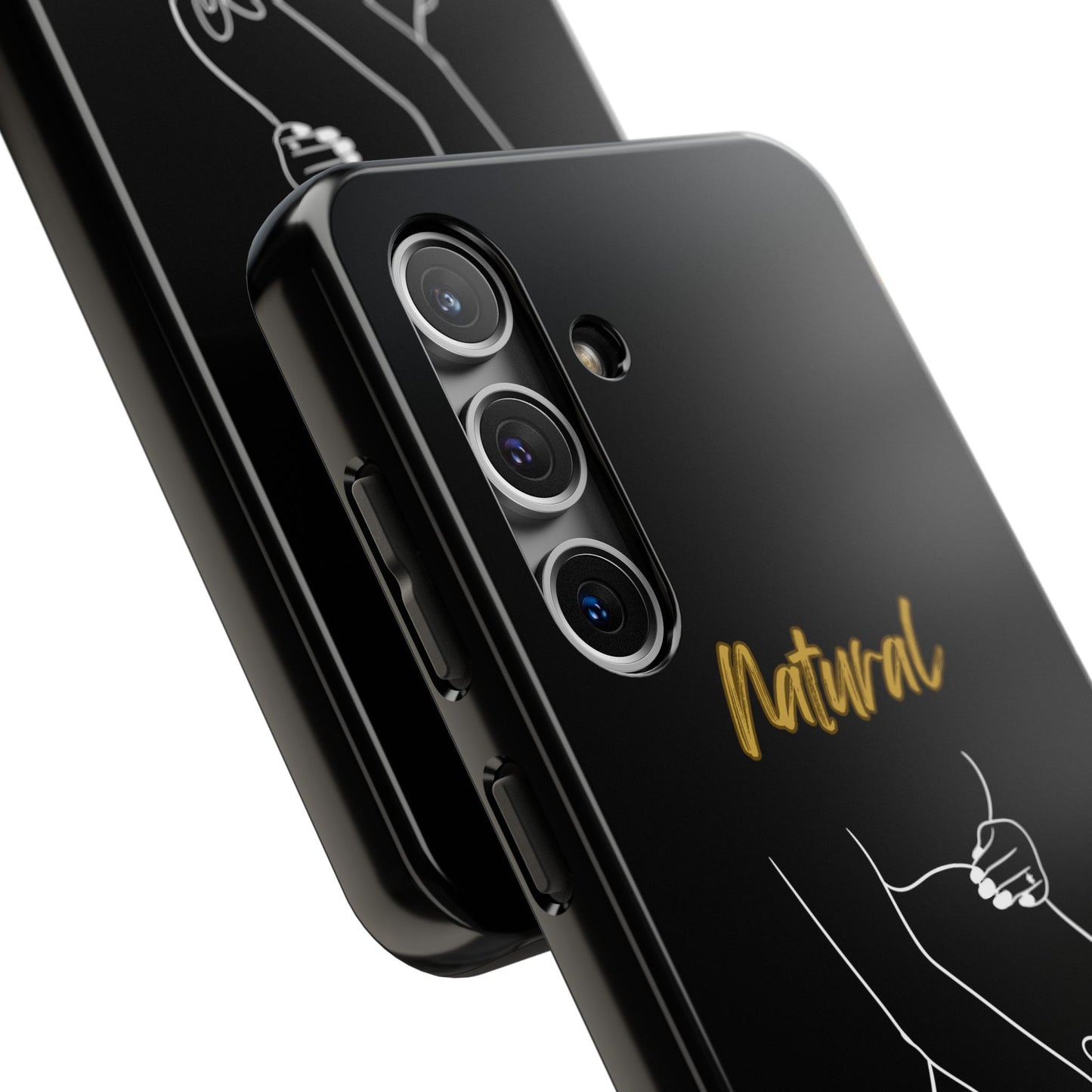 Natural Woman Loved In & Out (WL)Tough Phone Cases BLACK