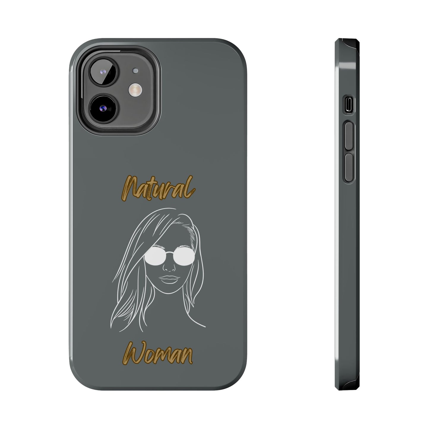 Natural Woman Shades (WL)Tough Phone Cases DARK GREY