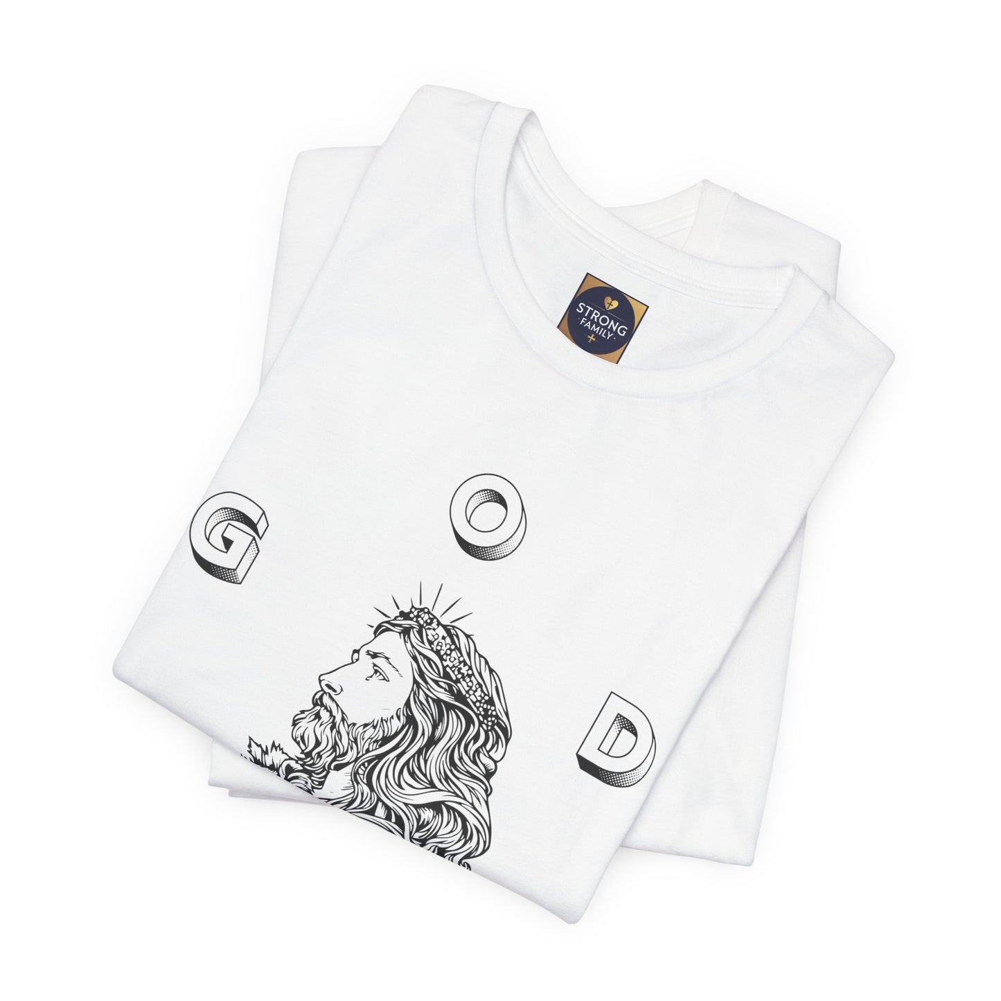 "GOD DID" —(BL) Jesus/Lion Profile