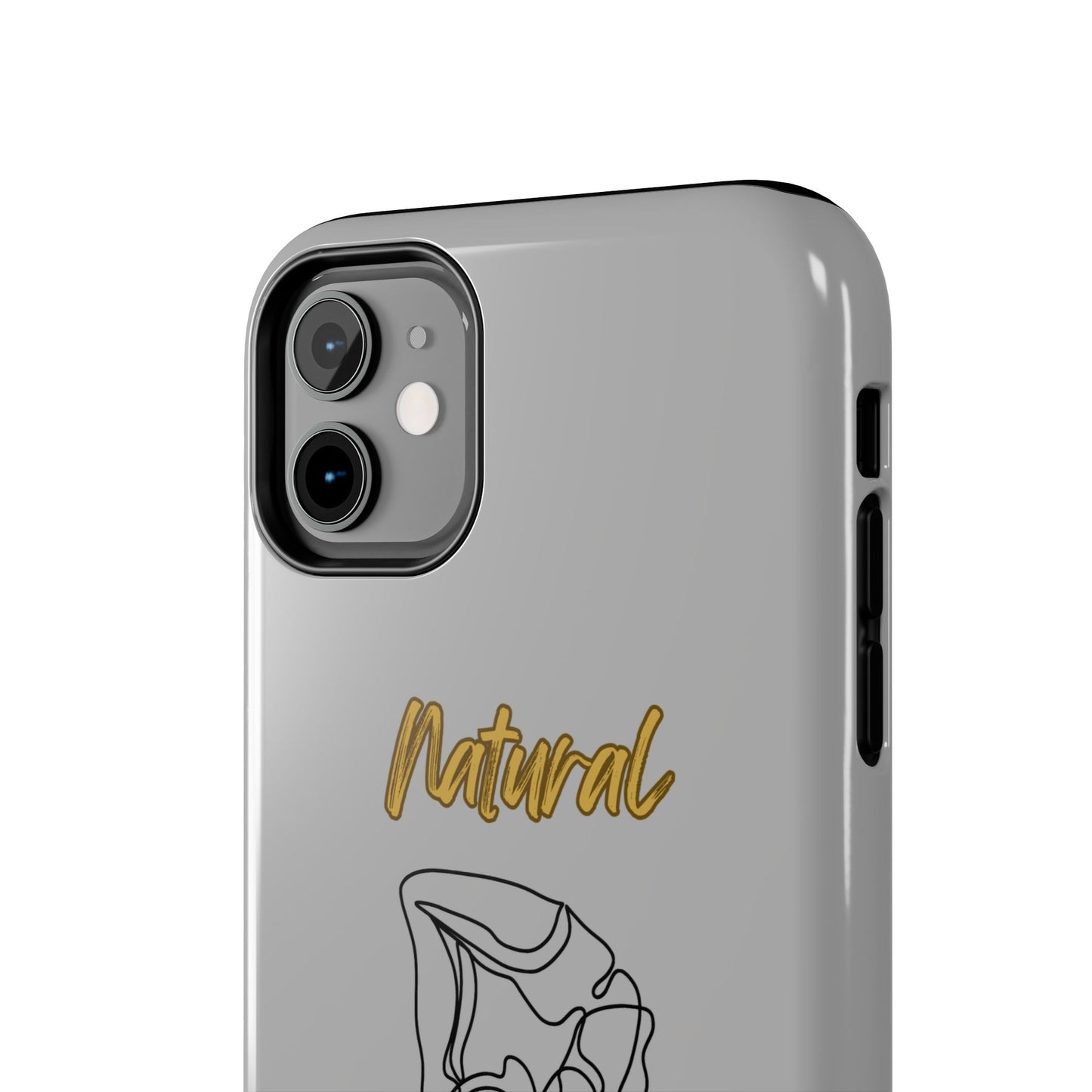 Natural Woman Flexible (BL)Tough Phone Cases LIGHT GREY