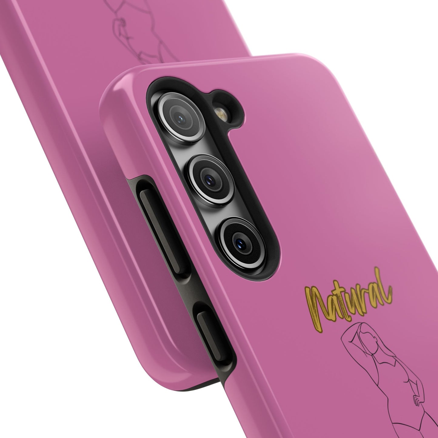Natural Woman Looking Good (BL)Tough Phone Cases LIGHT PINK