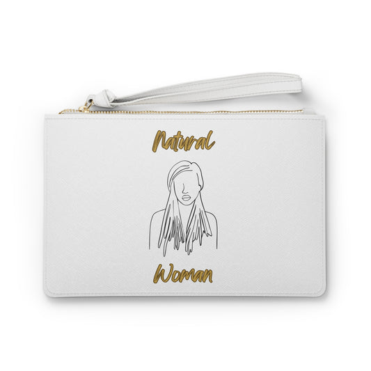 Natural Woman Content (BL) Clutch Bag WHITE
