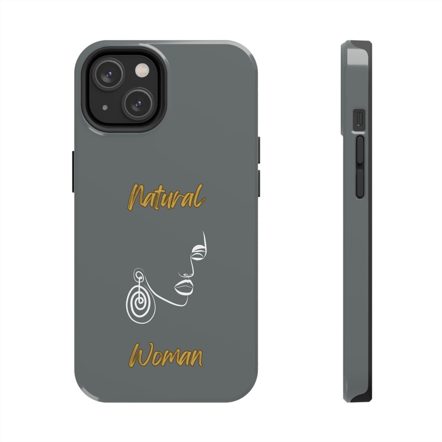 Natural Woman Music In My Soul (WL)Tough Phone Cases DARK GREY