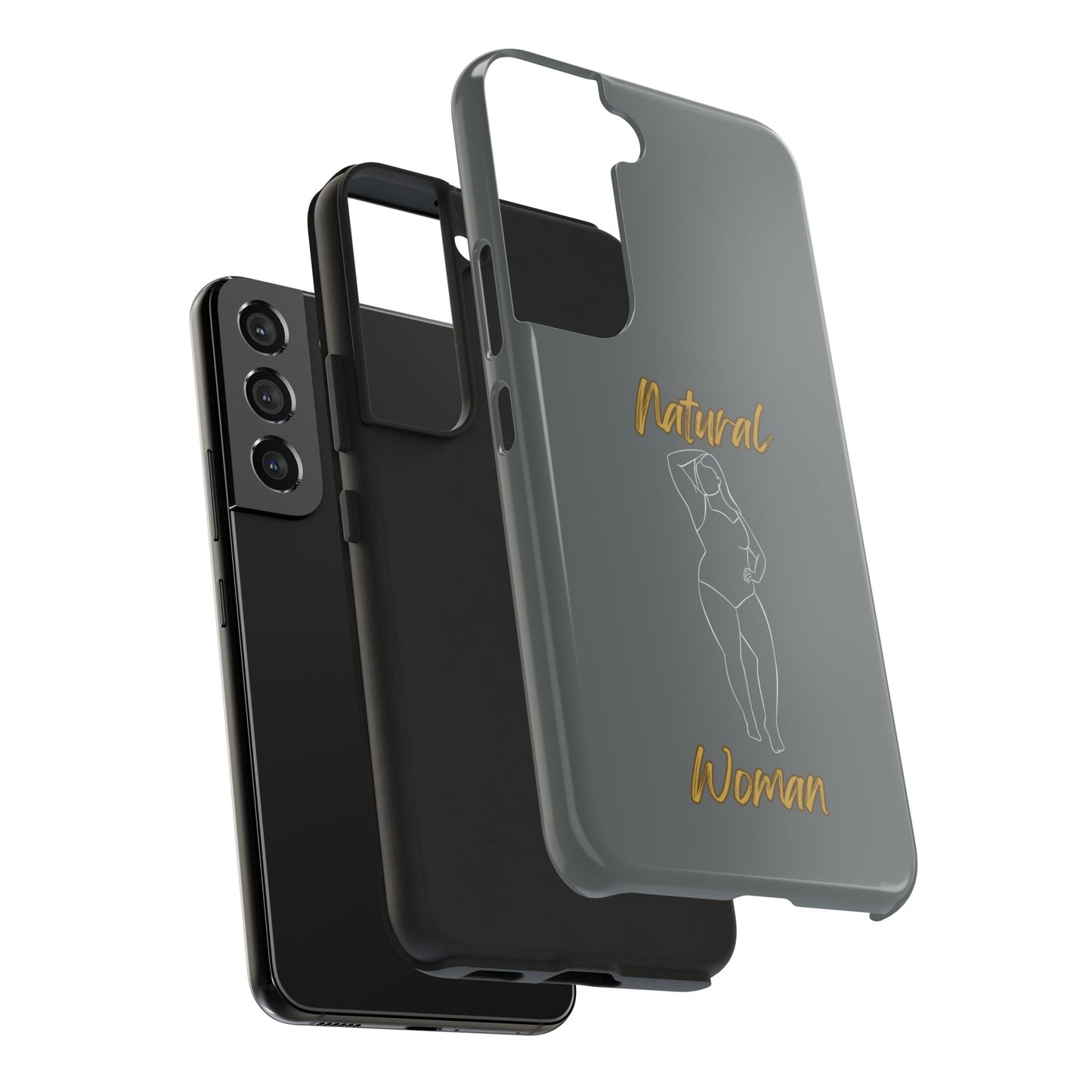 Natural Woman Looking Good (WL)Tough Phone Cases DARK GREY