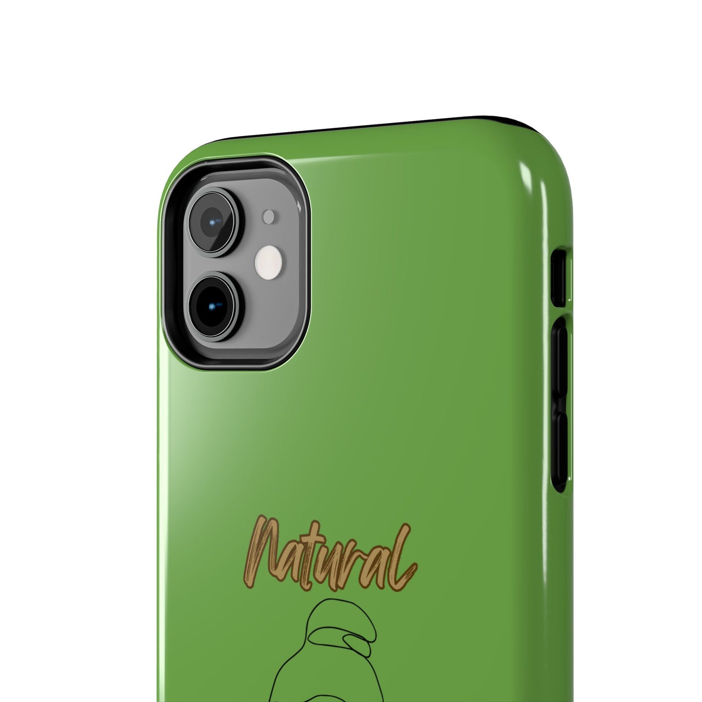 Natural Woman Sassy Bun (BL) Tough Phone Cases GREEN