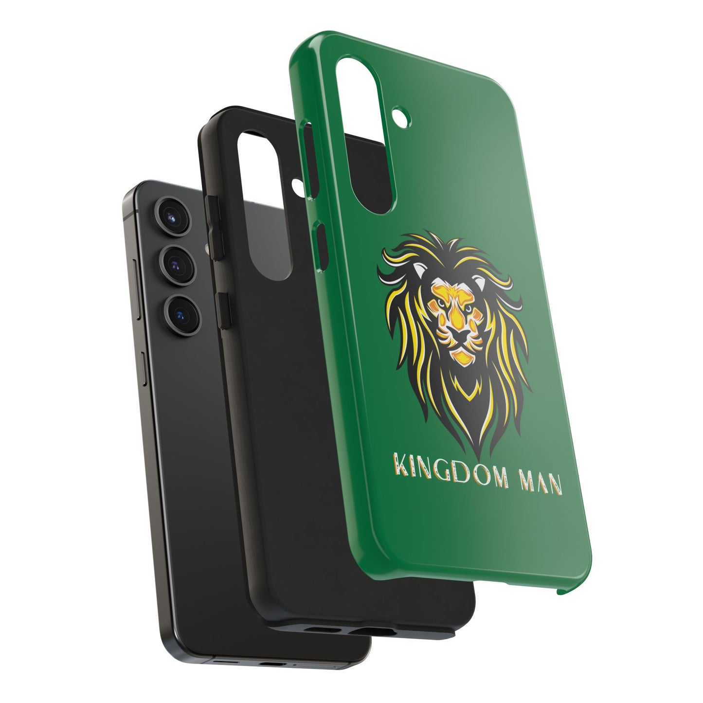 Kingdom Man (White-Gold Label) Tough Phone Case DARK GREEN